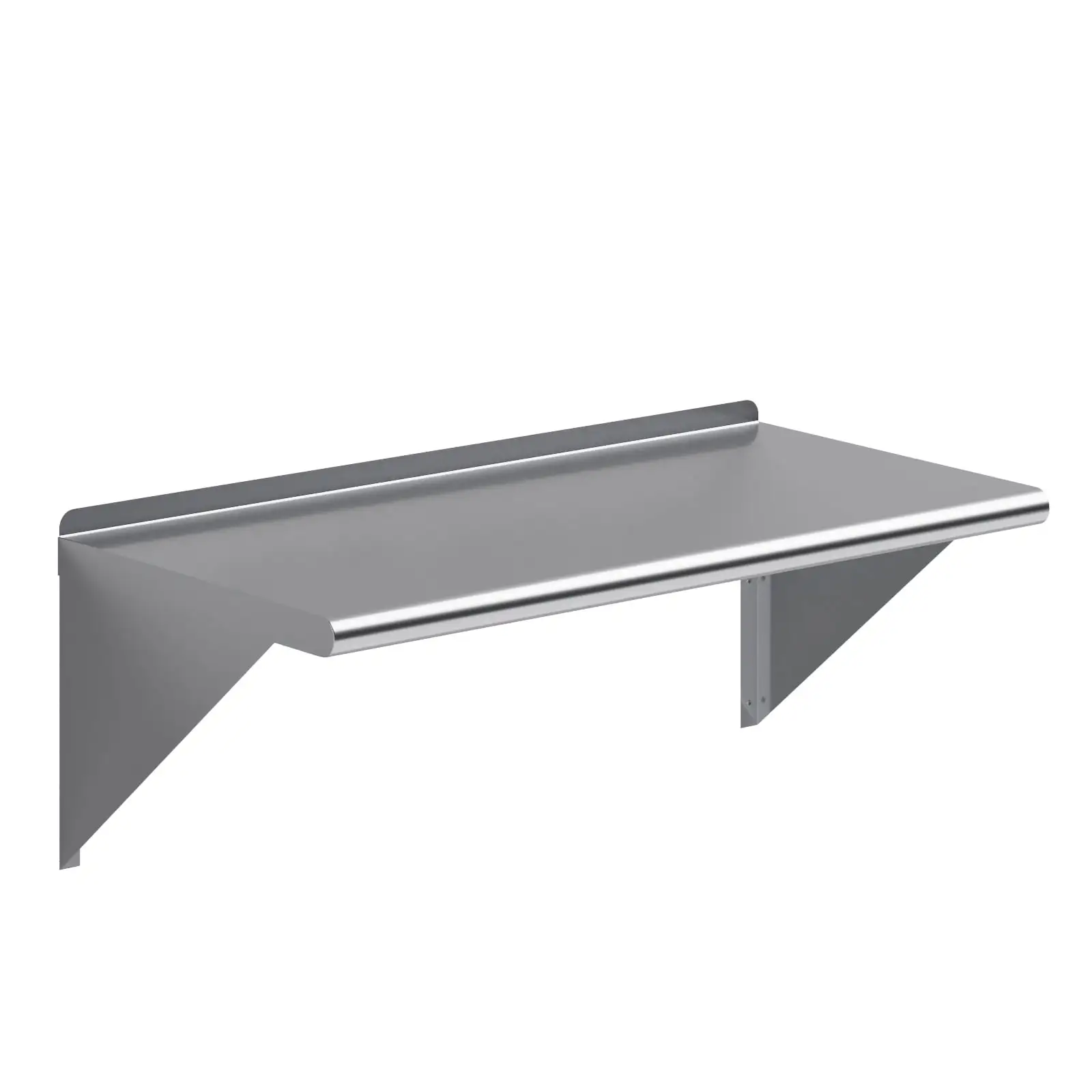 AmGood 36 Long x 18 Deep Stainless Steel Wall Shelf | NSF Certified | Appliance & Equipment Metal Shelving | Kitchen. Restaurant. Garage. Laundry. Utility Room