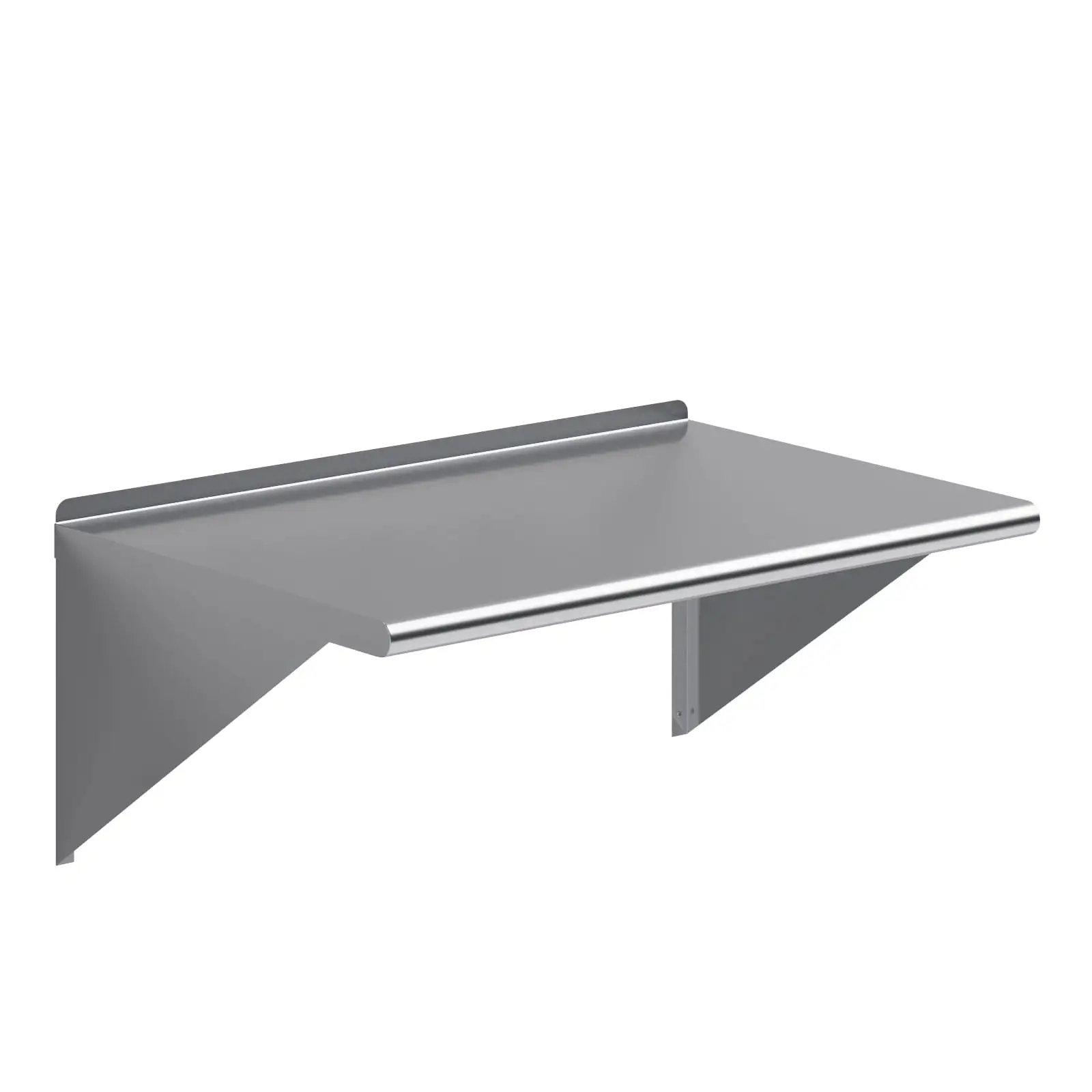 AmGood 36 Long x 24 Deep Stainless Steel Wall Shelf | NSF Certified | Appliance & Equipment Metal Shelving | Kitchen. Restaurant. Garage. Laundry. Utility Room