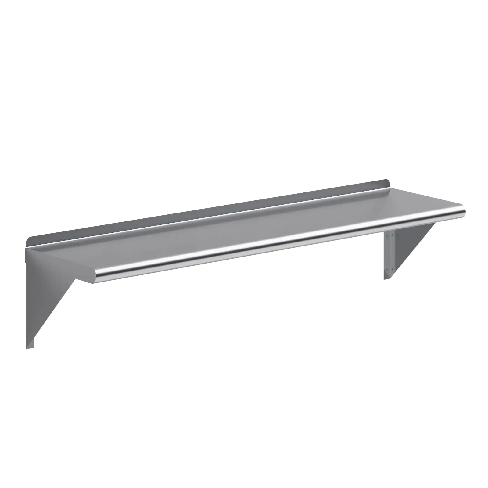 AmGood 48 Long x 12 Deep Stainless Steel Wall Shelf | NSF Certified | Appliance & Equipment Metal Shelving | Kitchen. Restaurant. Garage. Laundry. Utility Room