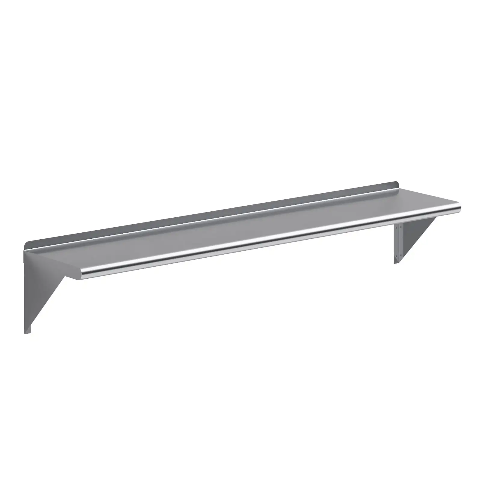 AmGood 60 Long x 12 Deep Stainless Steel Wall Shelf | NSF Certified | Appliance & Equipment Metal Shelving | Kitchen. Restaurant. Garage. Laundry. Utility Room