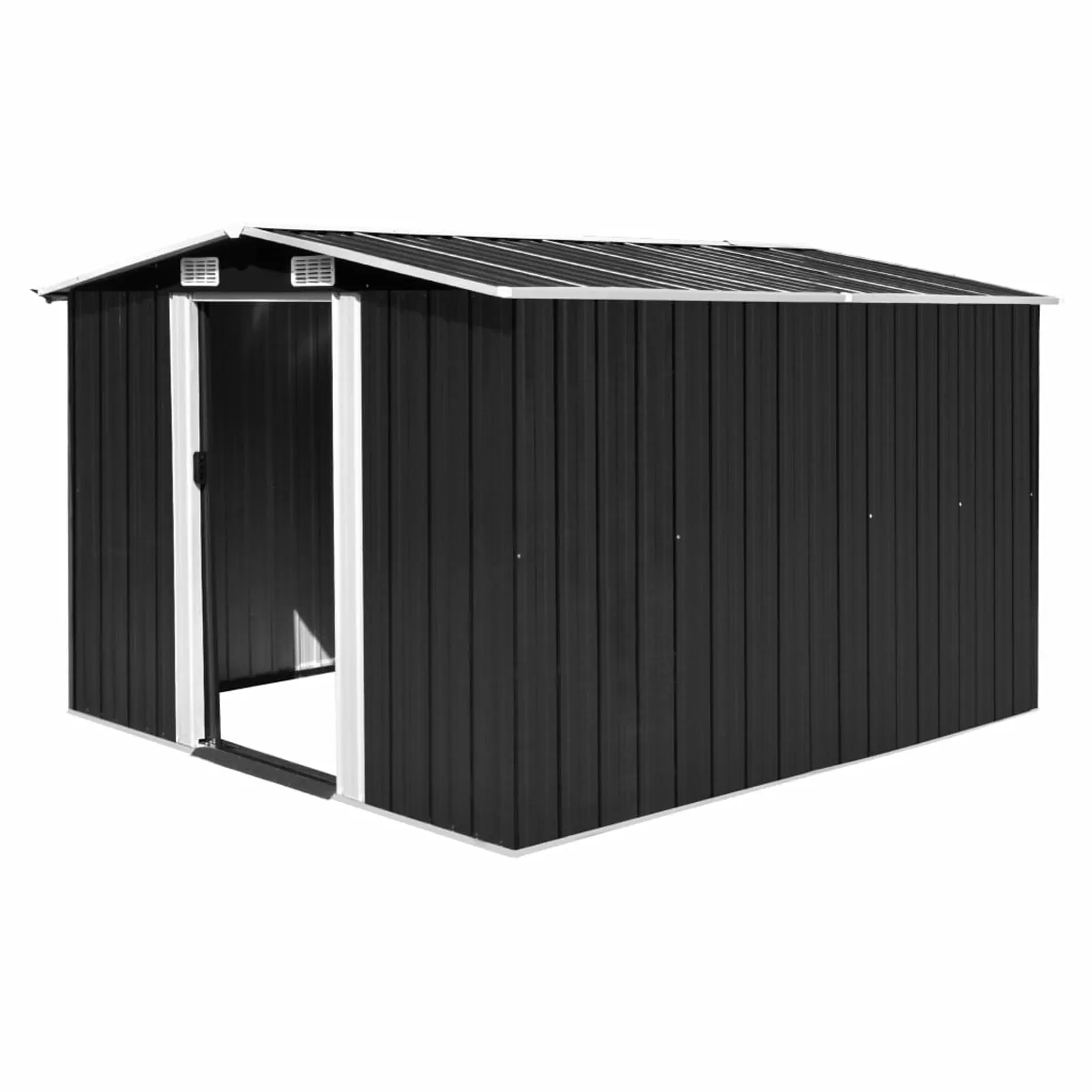 Andoer Garden Shed 101.2x117.3x70.1 Metal Anthracite