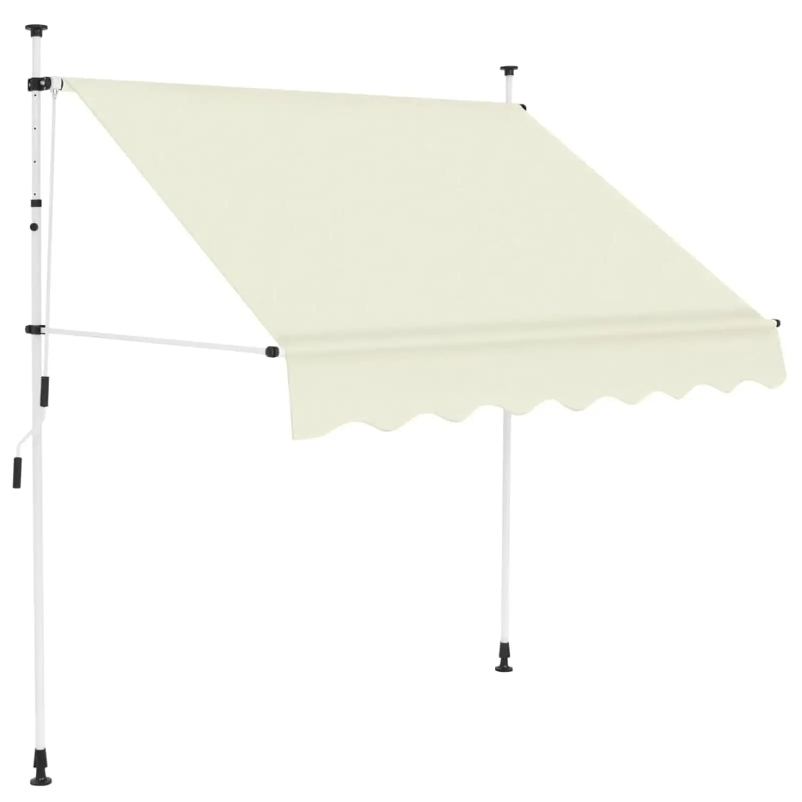 Andoer Manual Retractable Awning 59 Cream