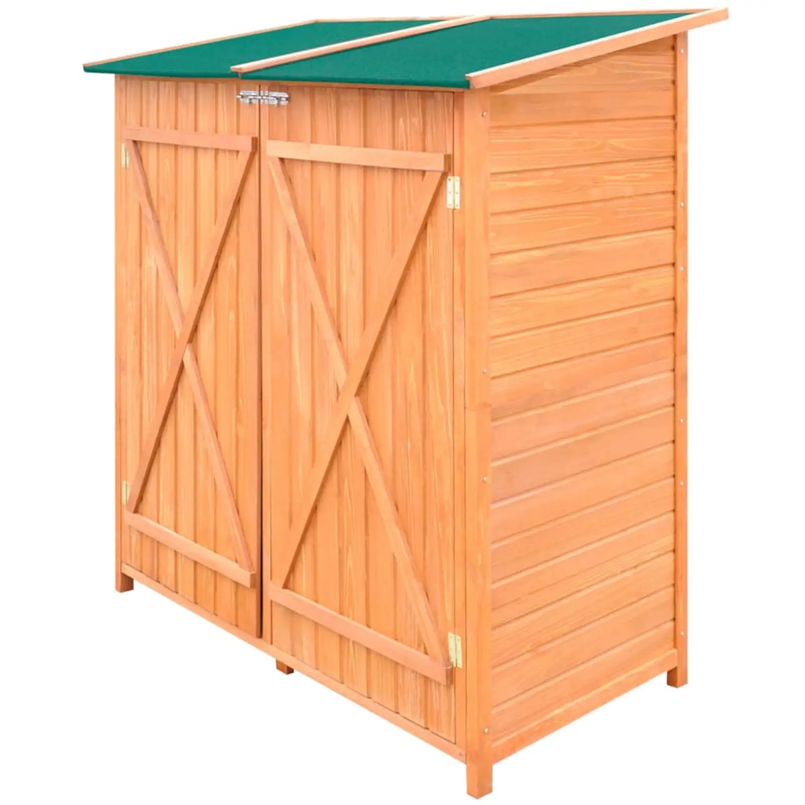 Andoer Wooden Shed Garden Tool Shed Storage Room Large