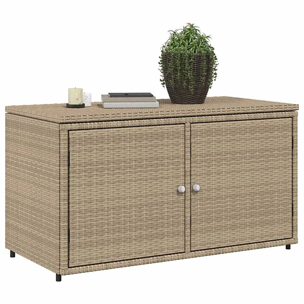 Andoer parcel.43.3x21.7x23.8 Poly Rattan Patio Cabinet Rattan 0223049c 0224049c Cabinet43.3x21.7x23.8