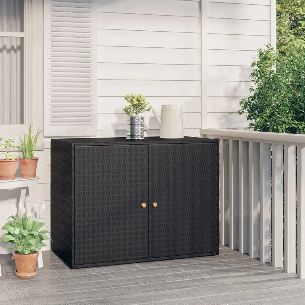 Andoer parcel.Poly Rattan Box Furniture Box Patio Box Furniture Deck BoxCabinet Deck BoxPatio Box Furniture Box 39.4x21.9x31.5 Frame - 39.4x21.9x31.5 Cabinet With Wood Rewis