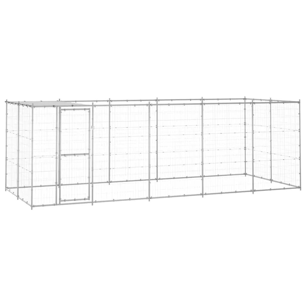 Anself Galvanized Steel with Roof 130.2 ft2