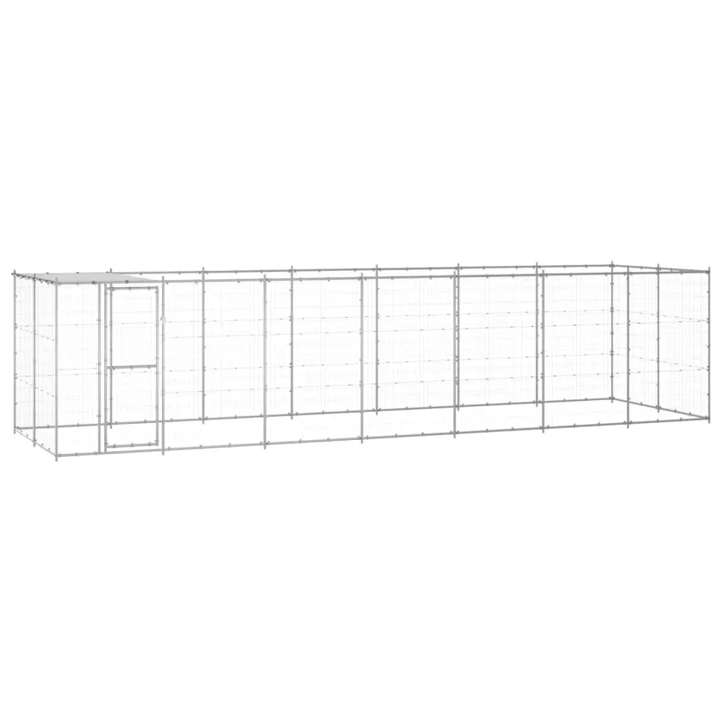 Anself Galvanized Steel with Roof 182.3 ft2