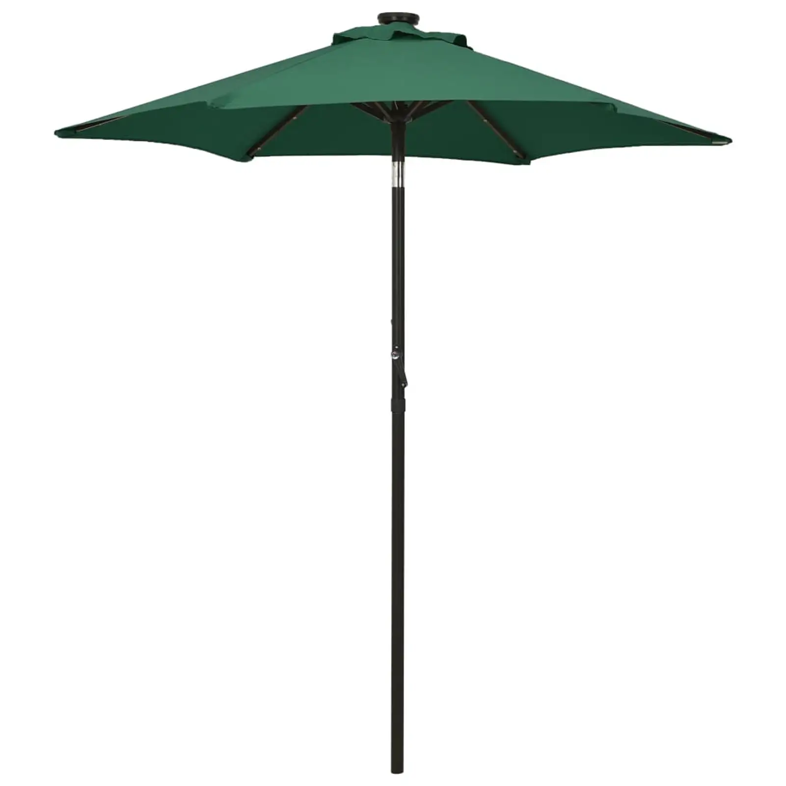 Anself Parasol with LED Lights. Aluminum Pole Garden Folding Tiltable Umbrella for Beach. Patio. Backyard. Terrace. Poolside. Lawn. Furniture 78.7 x 83.1 Inches (Diameter x H)