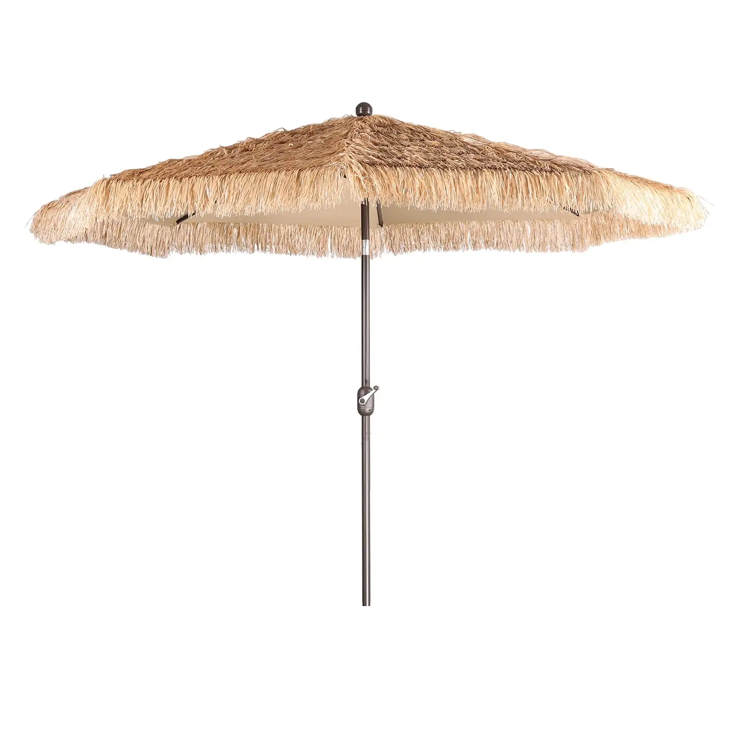 Aoodor 9FT Patio Umbrella Thatch Outdoor Umbrella no Base