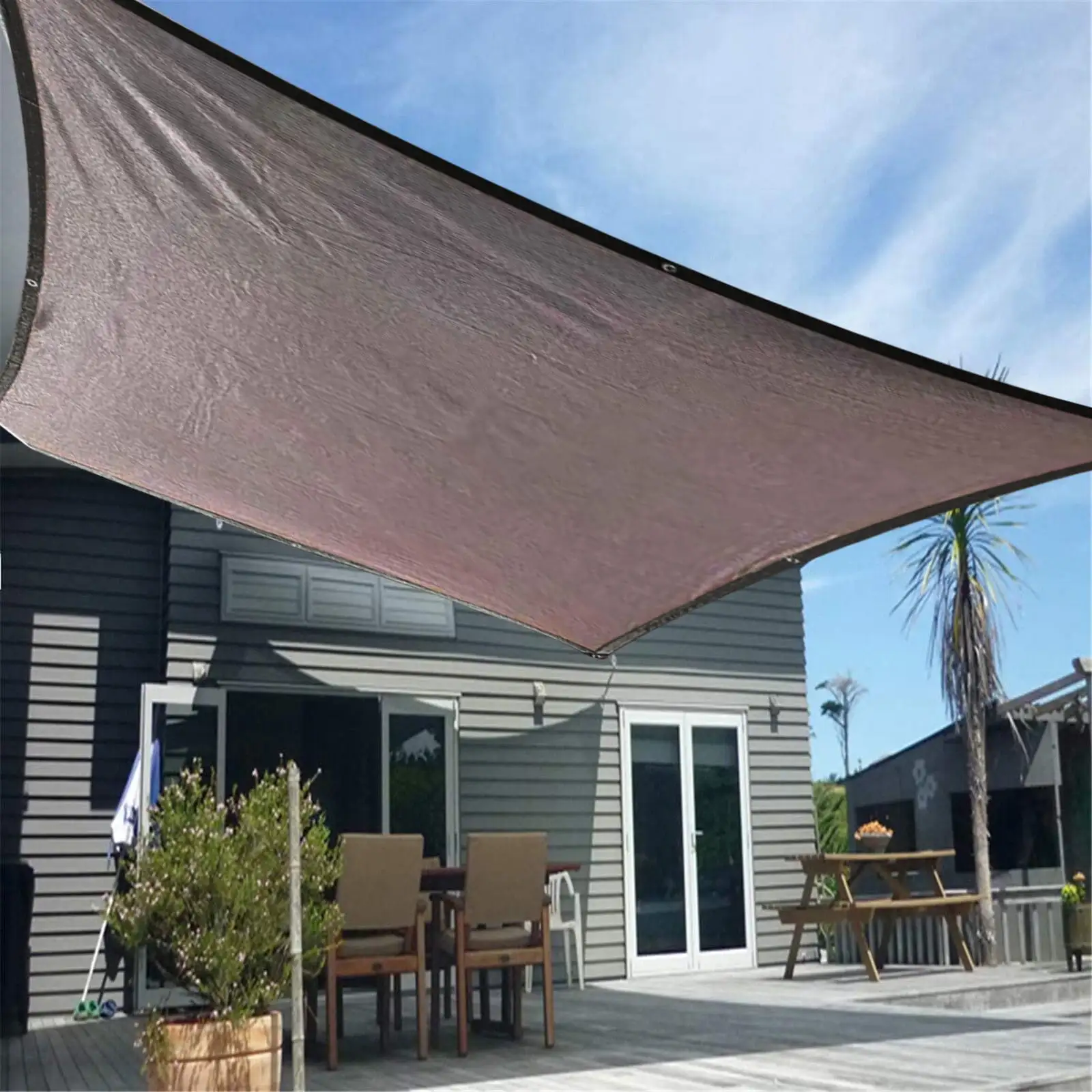 Apmemiss Summer Essentials Clearance Sun Shade Canopy.Outdoor Sunshade Swimming Pool Sun Awning - 95% Sunshine Protection Rectangle Shade Canopy Sunshine Block for Patio Garden Outdoor Facility