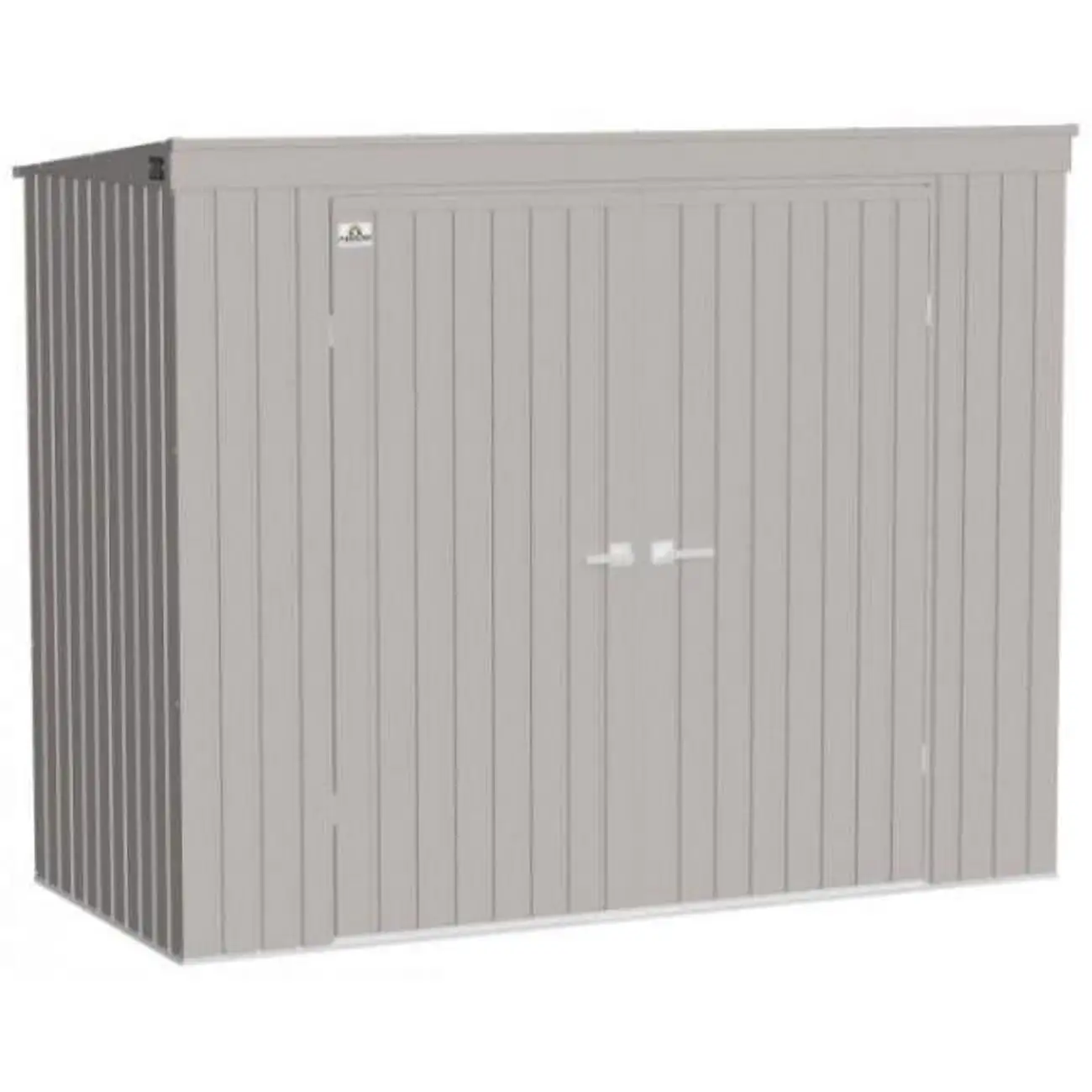 Arrow 8 x 4 ft. Steel Storage Shed. Cool Gray