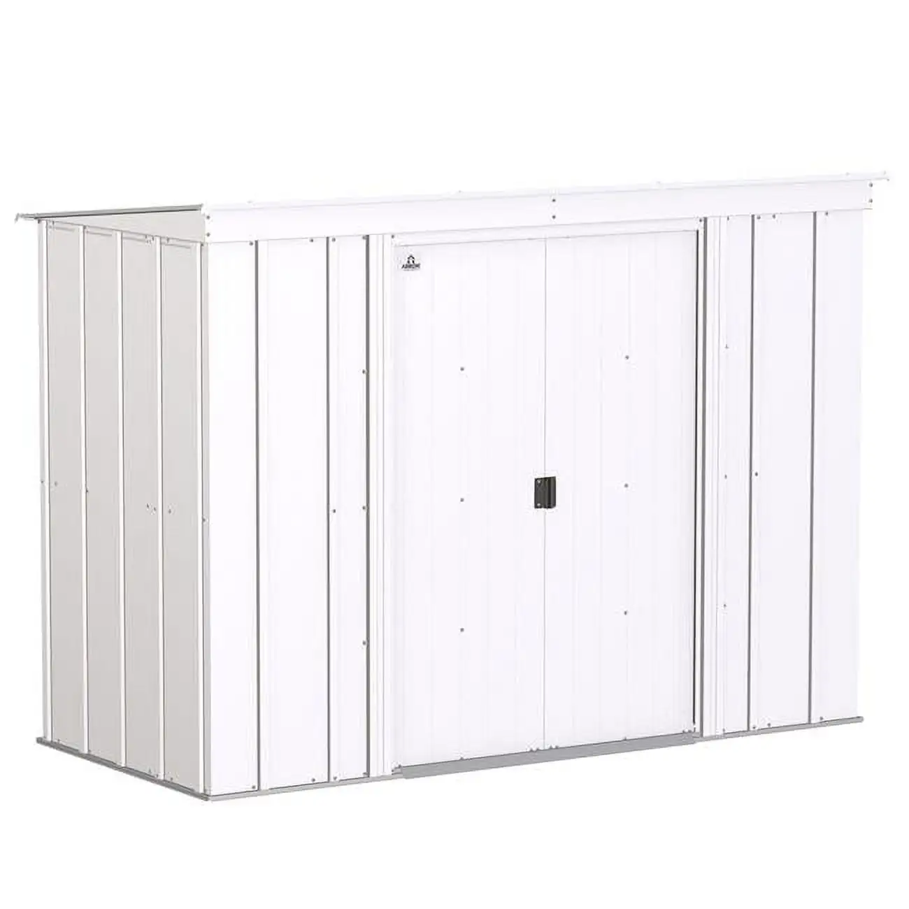 Arrow CLP84FG 8 x 4 ft. Classic Steel Storage Shed. Flute Grey