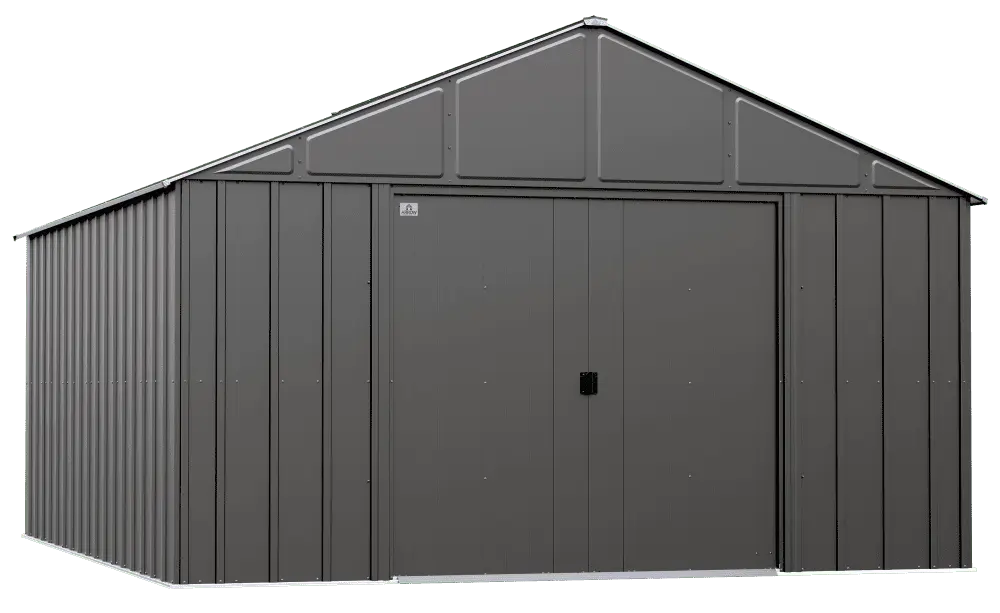 Arrow Classic Metal Shed. 12 x 14. Charcoal