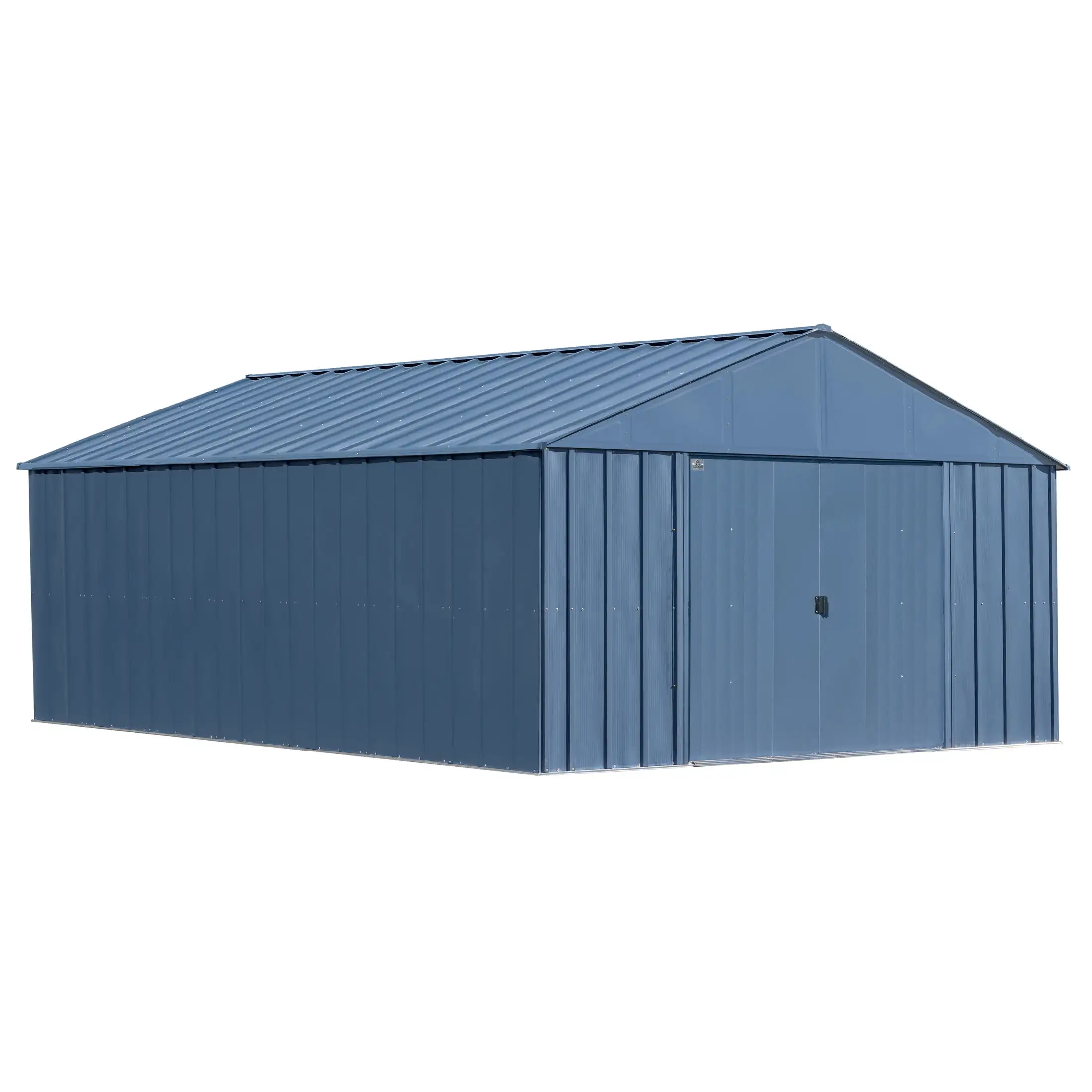 Arrow Classic Metal Shed. 12 x 17. Blue Grey