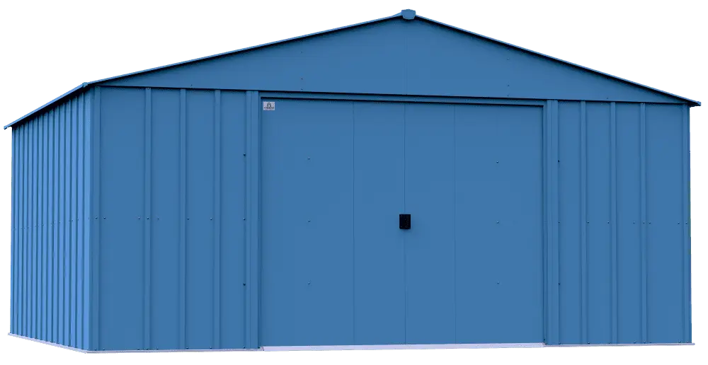 Arrow Classic Metal Shed. 14 x 12. Blue Grey