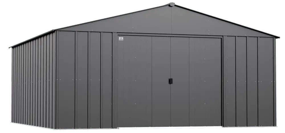 Arrow Classic Metal Shed. 14 x 14. Charcoal