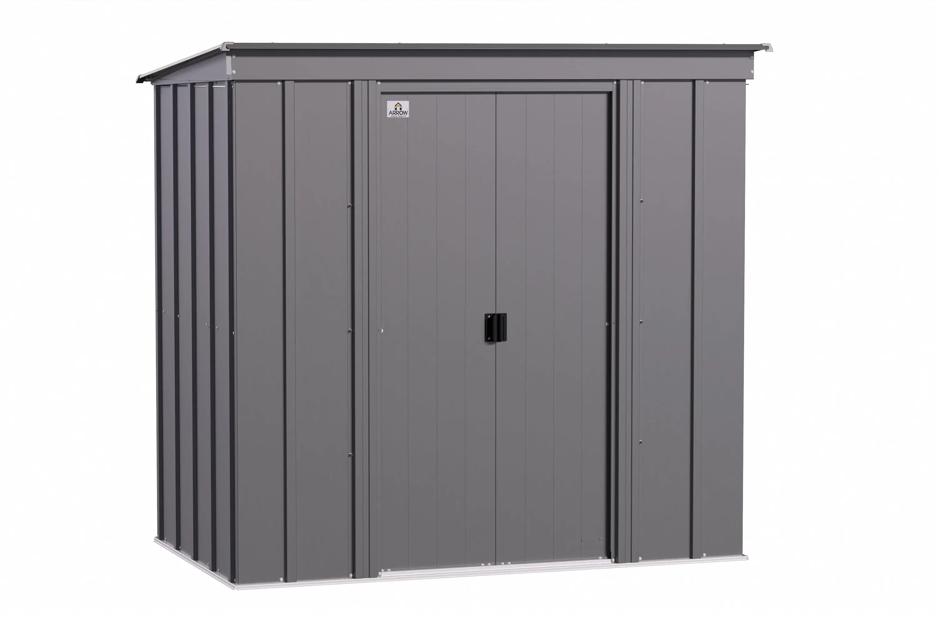 Arrow Classic Steel Storage Shed. 6x4. Charcoal