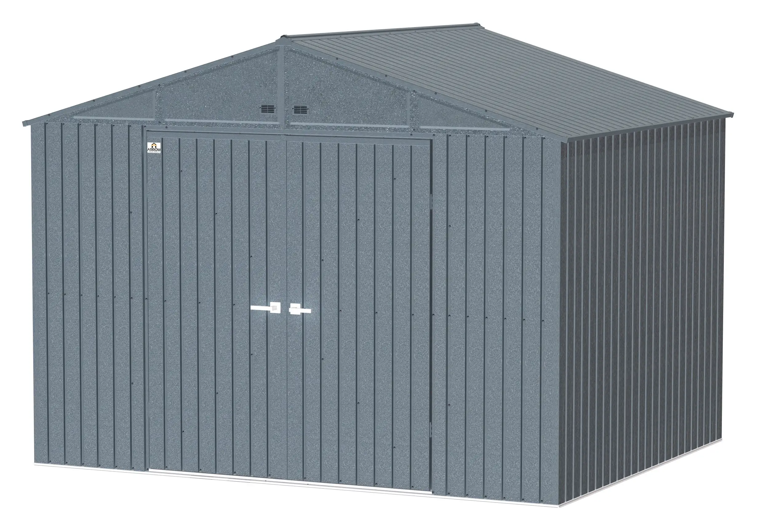 Arrow Elite Steel Storage Shed. 10x8. Anthracite