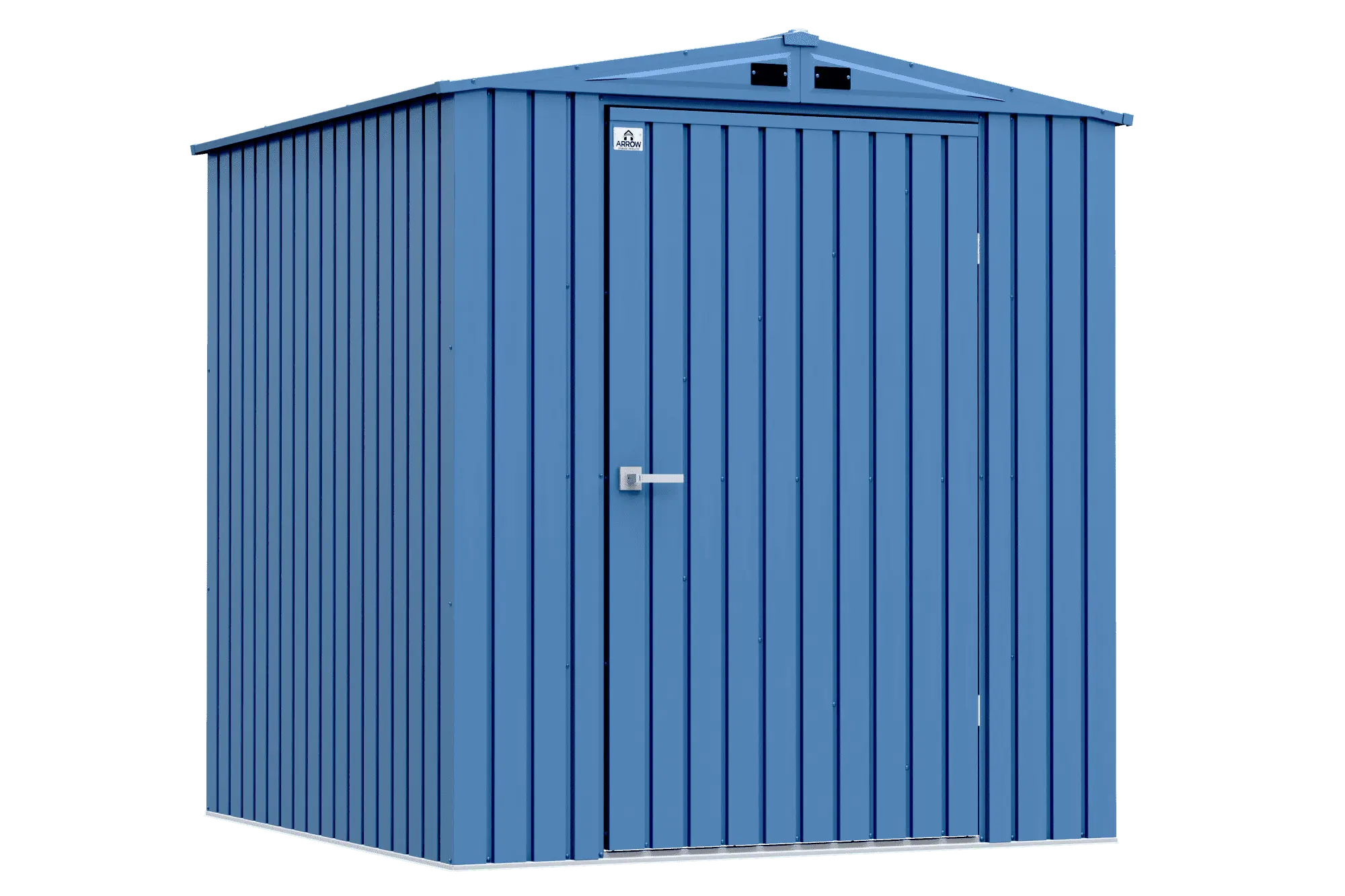 Arrow Elite Steel Storage Shed. 6x6. Blue Grey