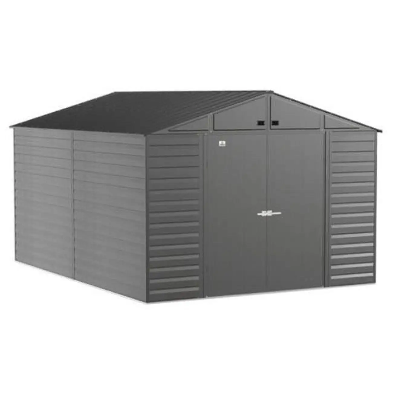 Arrow SCG1014CC 10 x 14 ft. Arrow Select Steel Storage Shed, Charcoal