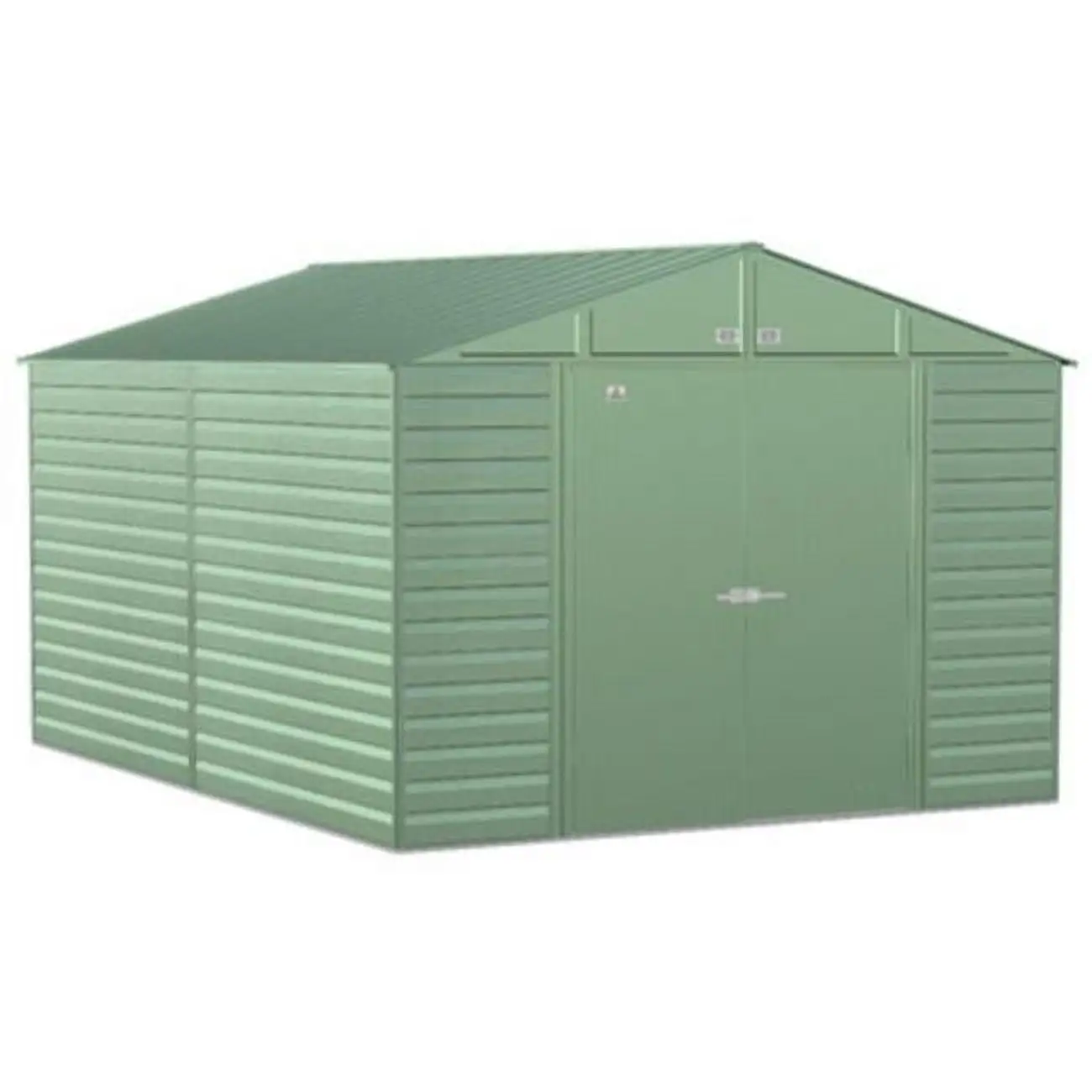 Arrow SCG1014SG 10 x 14 ft. Arrow Select Steel Storage Shed, Sage Green