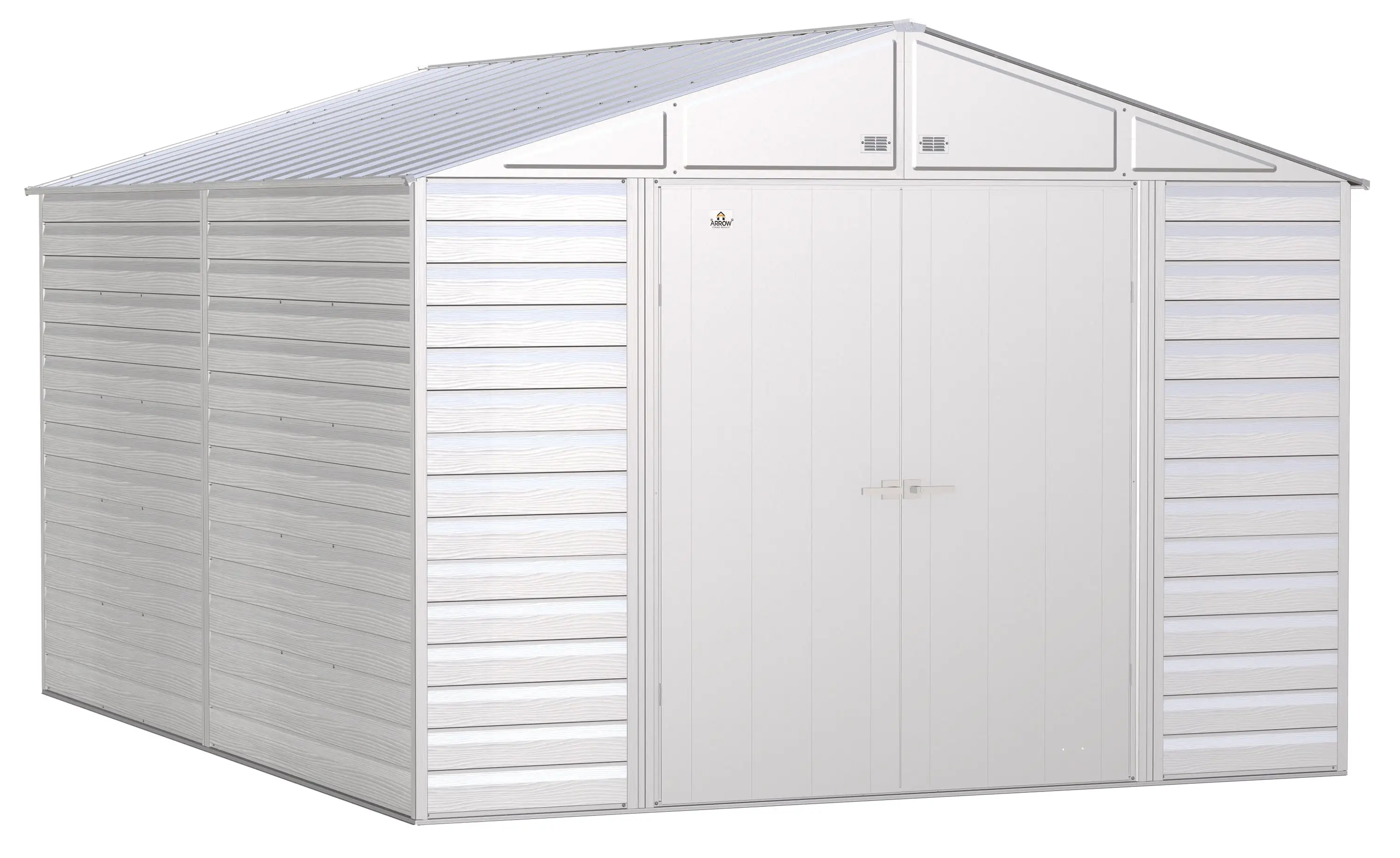 Arrow Select Steel Storage Shed. 10x14. Flute Grey