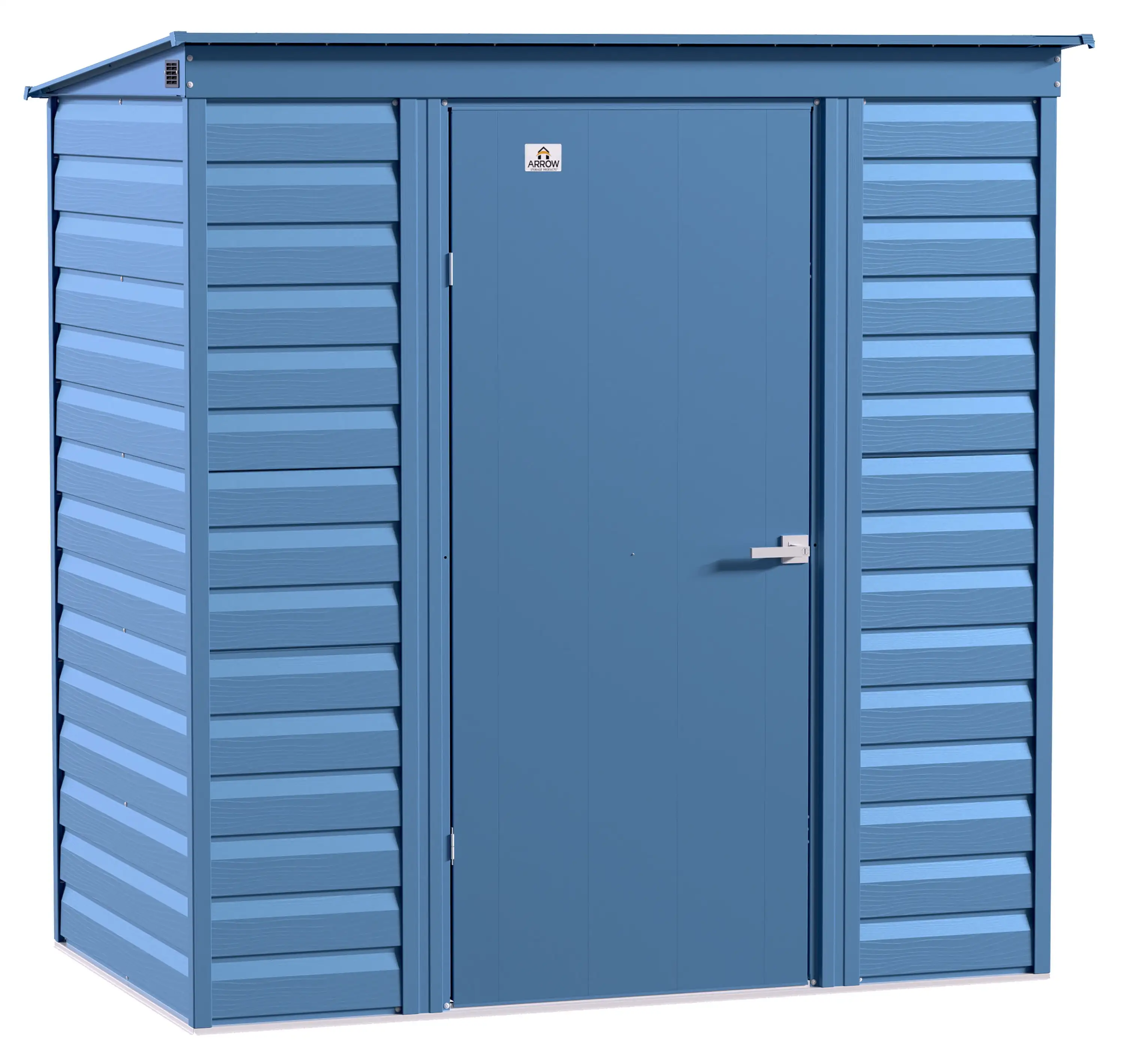 Arrow Select Steel Storage Shed. 6x4. Blue Grey