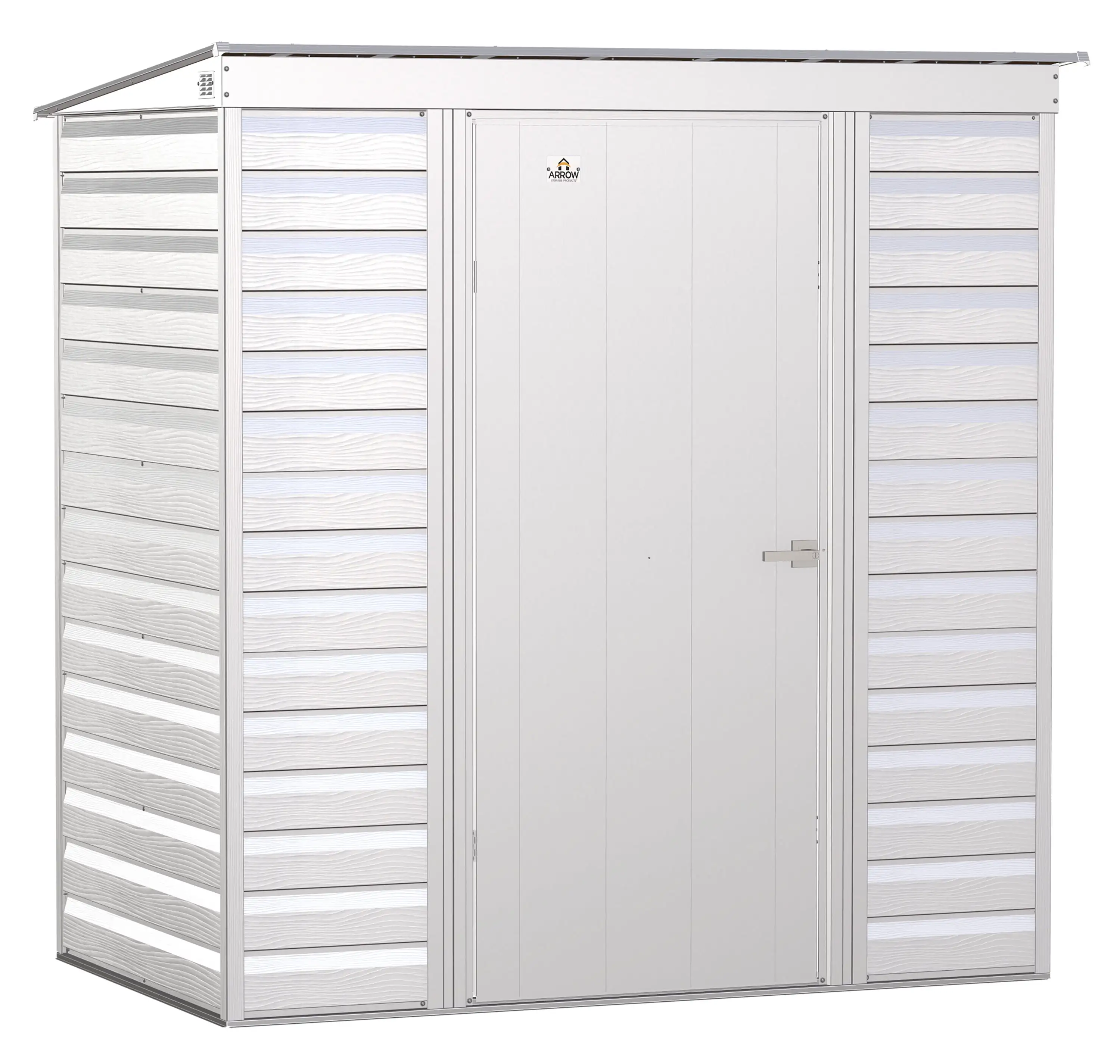 Arrow Select Steel Storage Shed. 6x4. Flute Grey