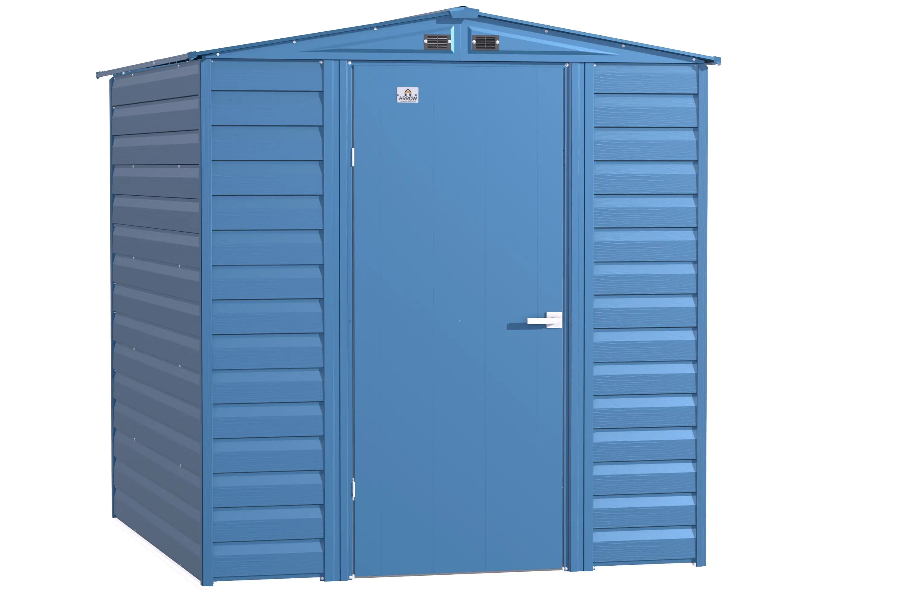 Arrow Select Steel Storage Shed. 6x7. Blue Grey