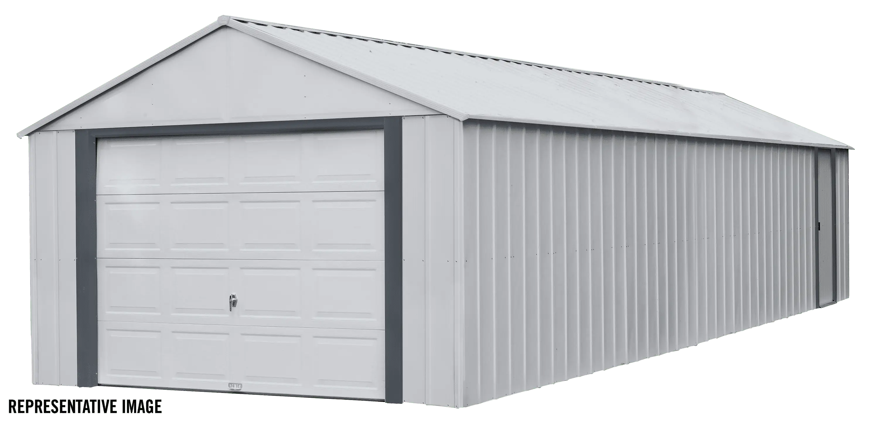 Arrow Storage Products BGR1431FG Arrow Murryhill 14 X 31 Garage. Steel Storage