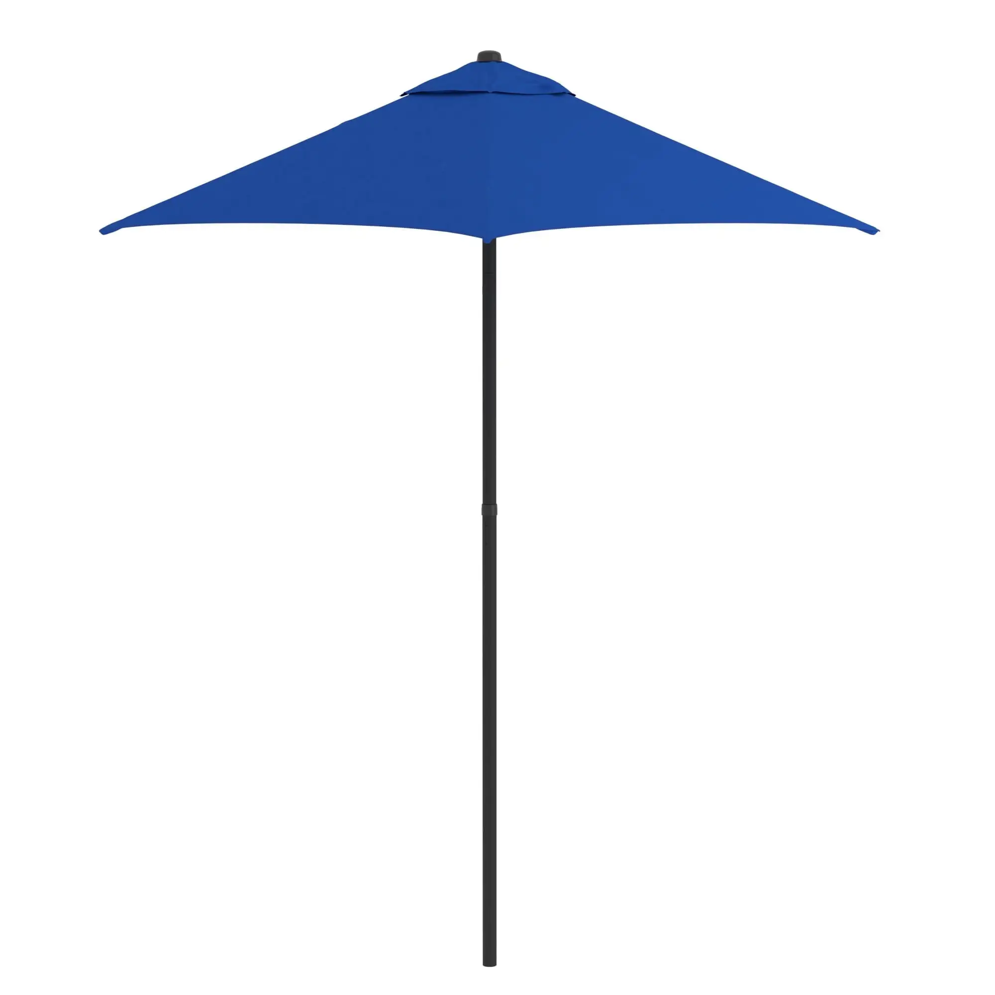 Astella 92.5 Pacific Blue Solid Print Hexagon Market Patio Umbrella