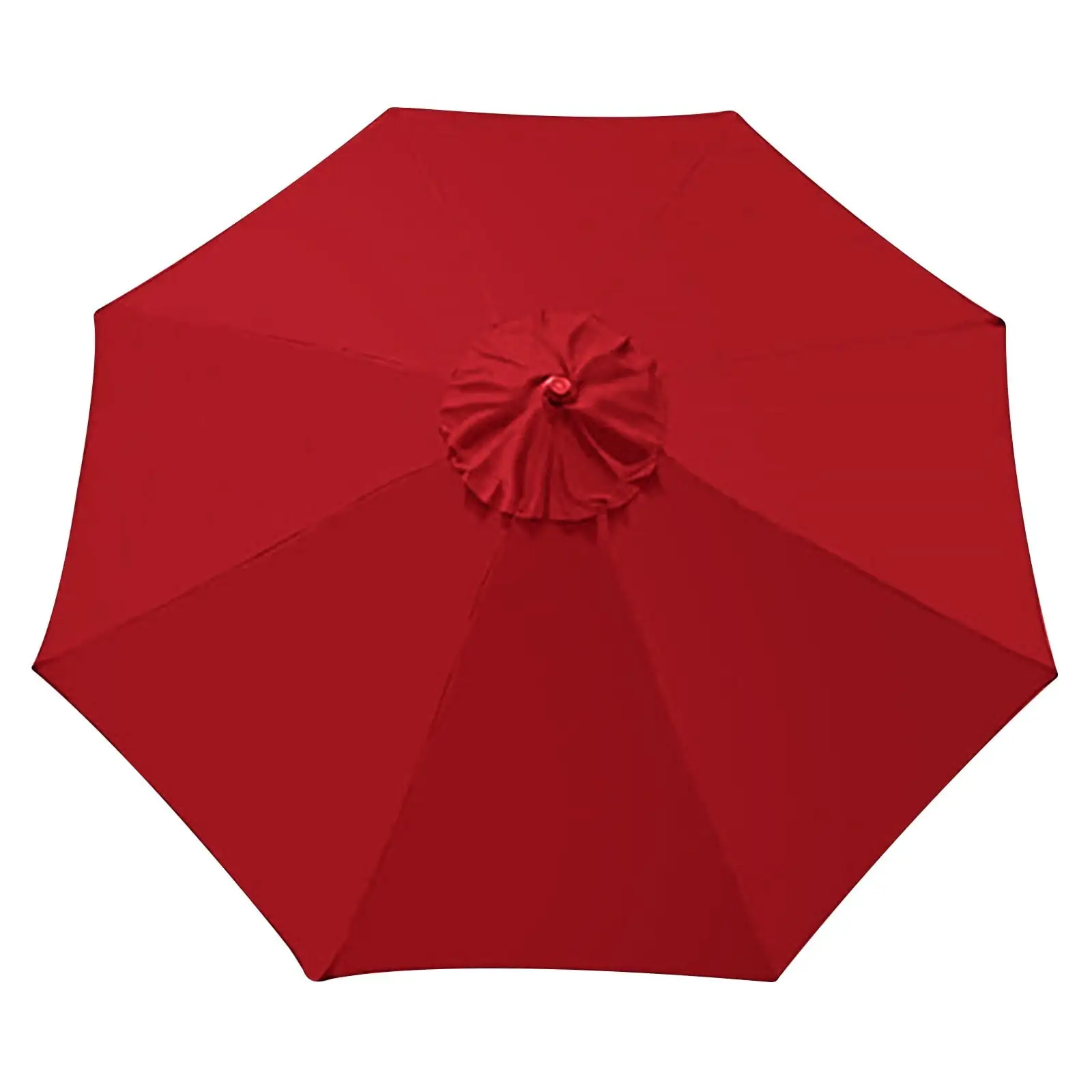 Avtoify Garden Umbrella Outdoor Stall Umbrella Beach Sun Umbrella Replacement Cloth 78.7 Inch Diameter Red