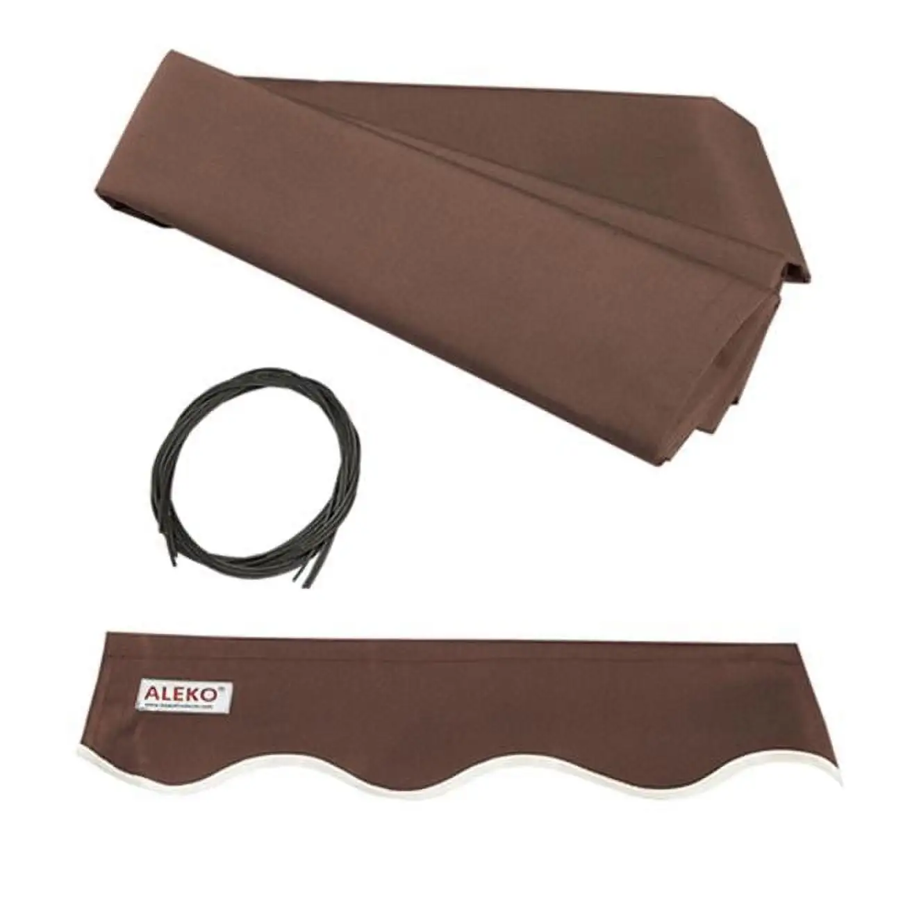 Awning Fabric Replacement for Retractable 6.5 X 5 Ft Awning Brown