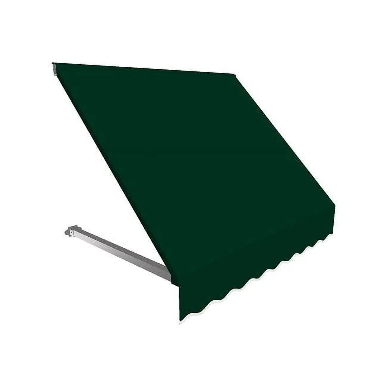 Awntech 3.38 ft. Dallas Retro Window & Entry Awning. Forest Green - 24 x 42 in.