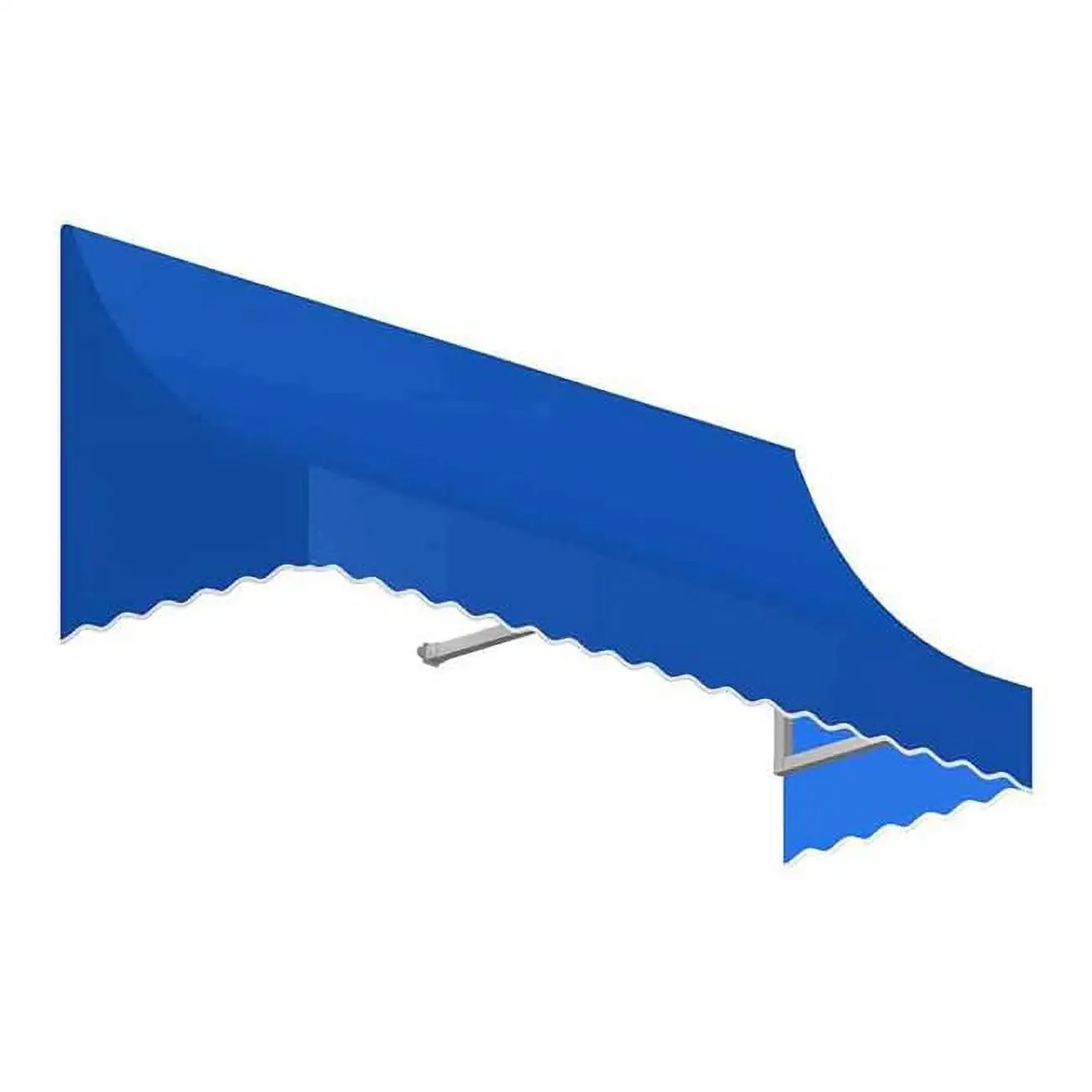 Awntech 3.38 ft. Nantucket Window & Entry Awning. Bright Blue - 31 x 24 in.