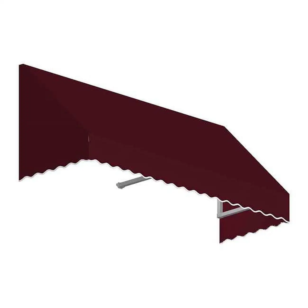 Awntech 3.38 ft. San Francisco Window & Entry Awning, Burgundy - 24 x 36 in.