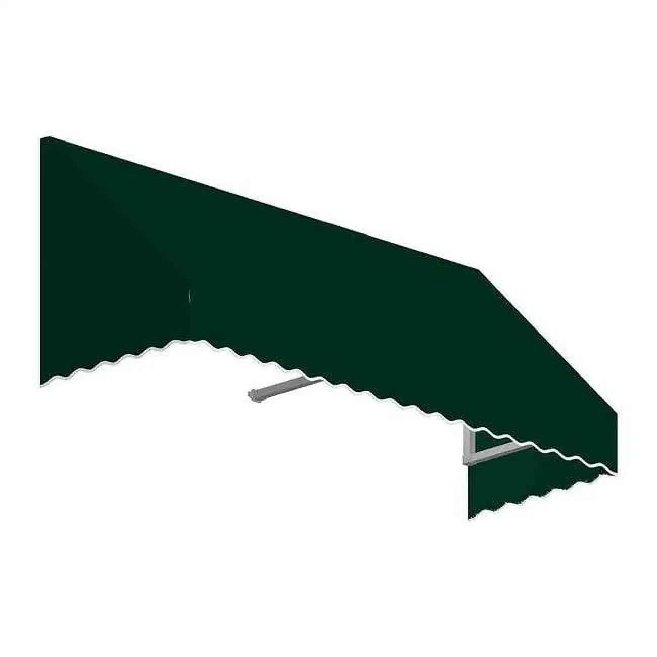 Awntech 3.38 ft. San Francisco Window & Entry Awning. Forest Green - 18 x 36 in.