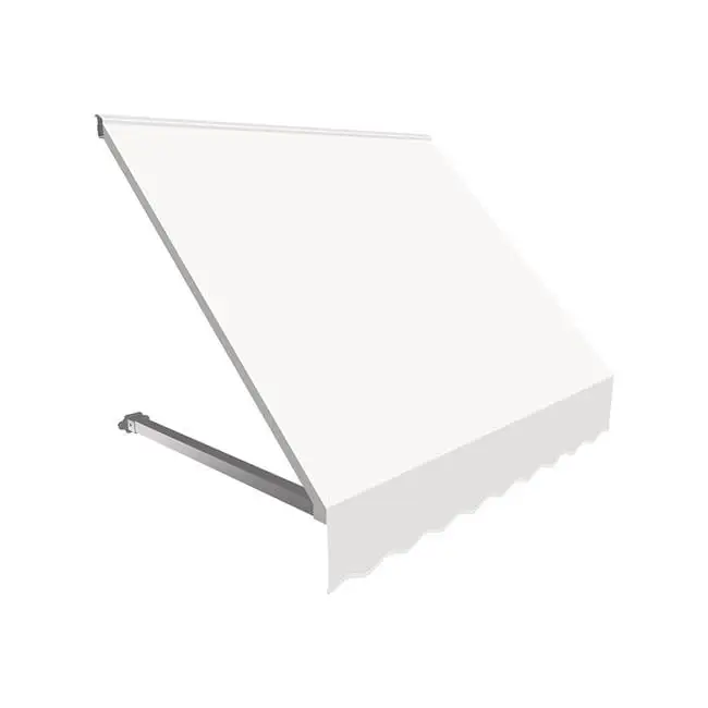 Awntech 4.38 ft. Dallas Retro Window & Entry Awning. Off White - 16 x 30 in.