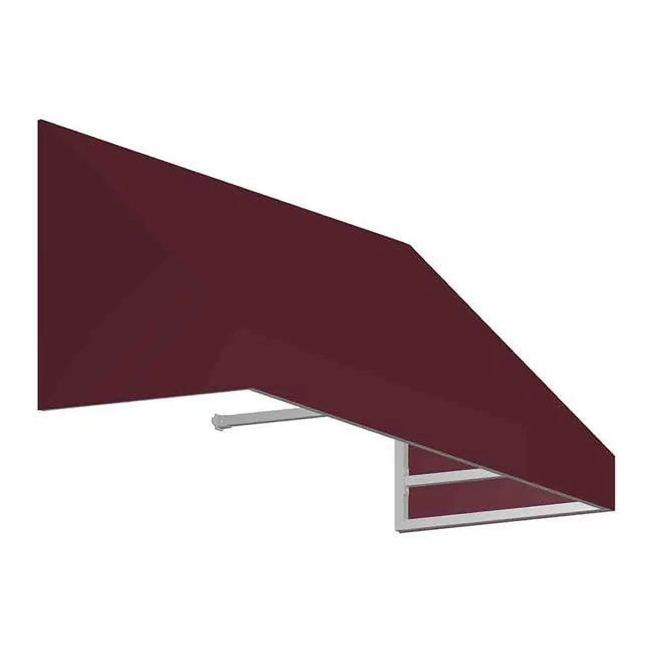 Awntech 4.38 ft. New Yorker Window & Entry Awning. Burgundy - 31 x 24 in.