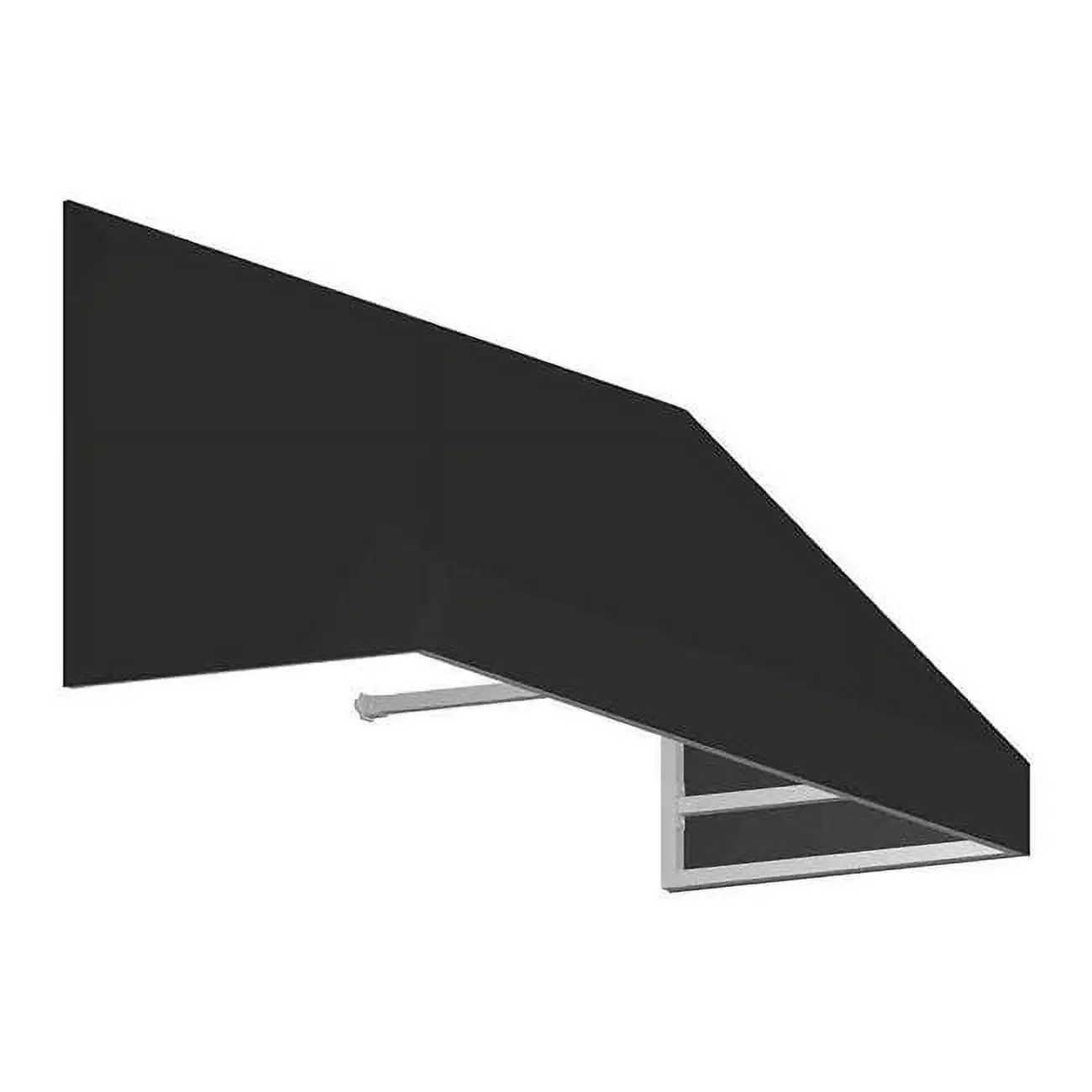 Awntech 6.38 ft. New Yorker Window & Entry Awning. Black - 24 x 36 in.