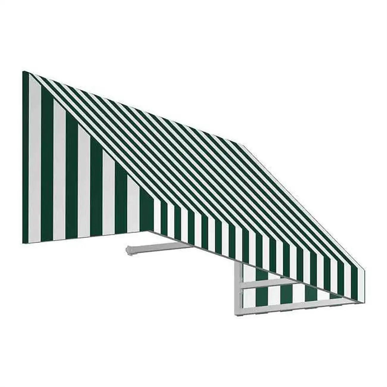 Awntech 8.38 ft. New Yorker Window & Entry Awning. Forest Green & White - 24 x 42 in.