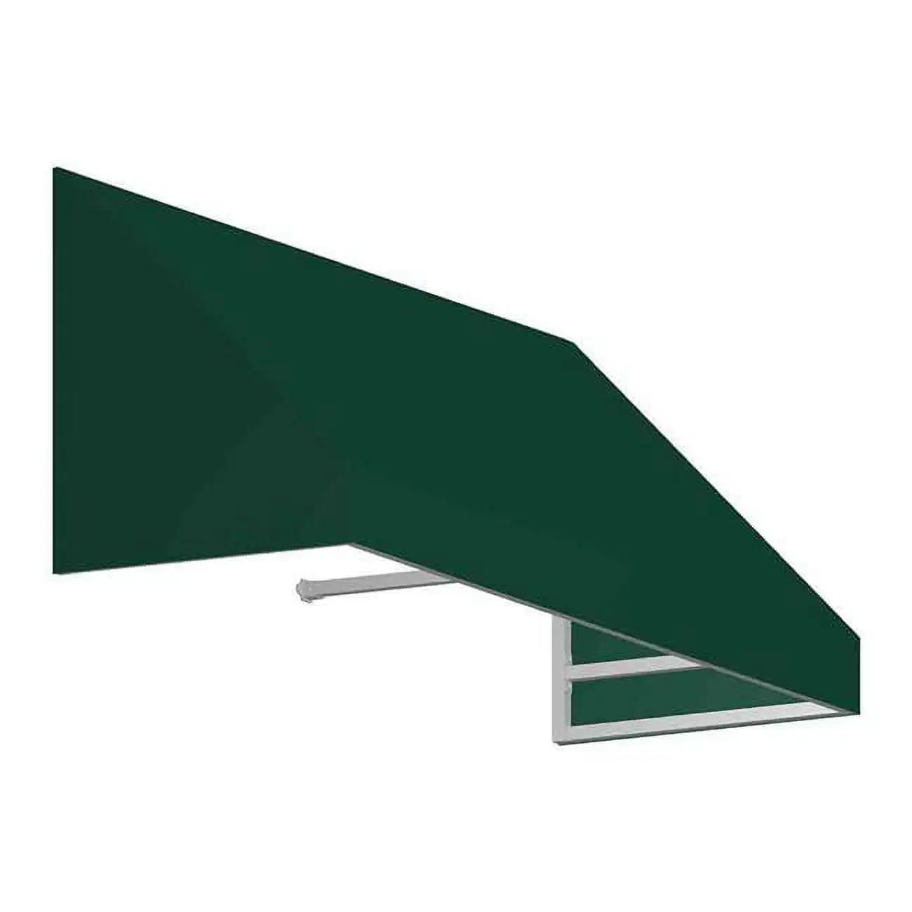 Awntech CN33-US-4F 4.38 ft. New Yorker Window & Entry Awning. Forest Green - 44 x 36 in.