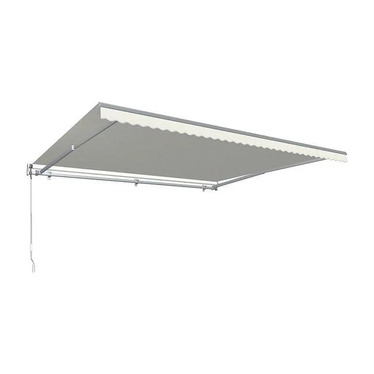 Awntech DM8-US-OAT 8 ft. Destin with Hood Manual Retractable Awning. Oatmeal Spec - 84 in.