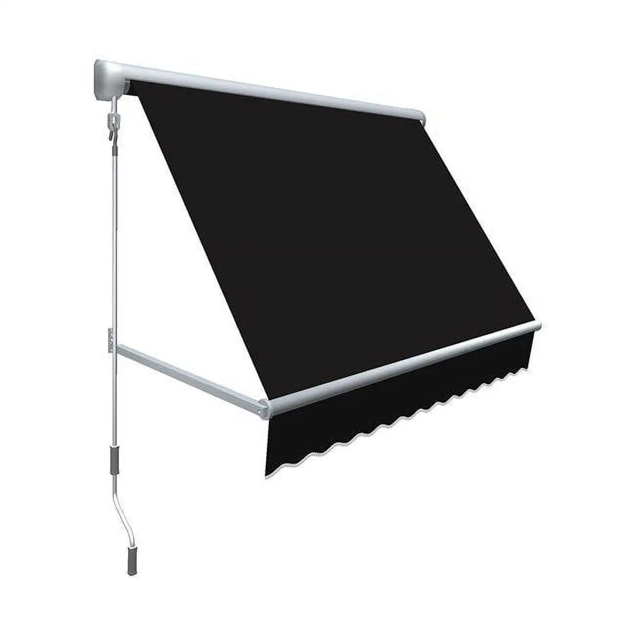 Awntech Mesa Window Retractable Awning - Black - 24 x 24 in.