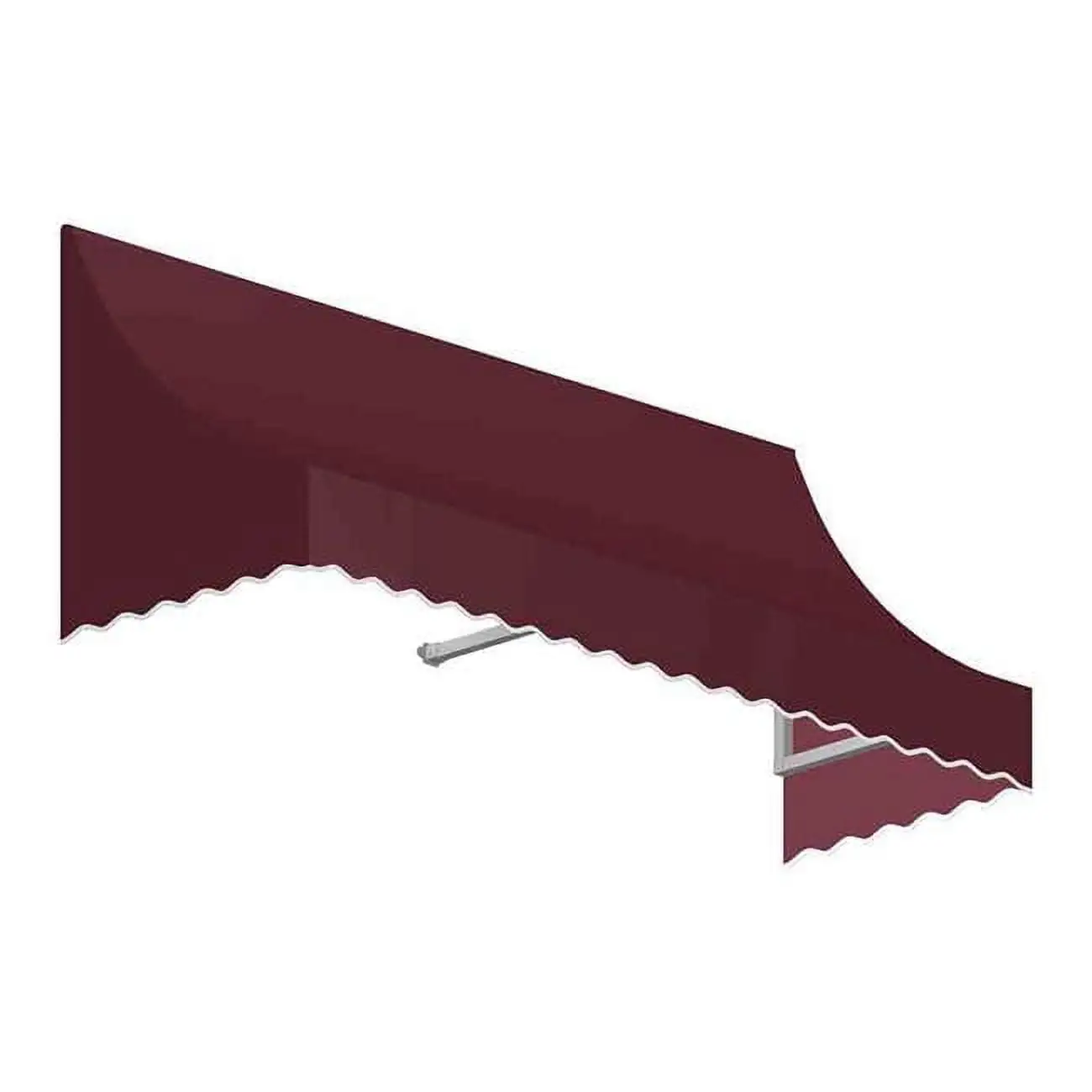 Awntech NT22-US-3B 3.38 ft. Nantucket Window & Entry Awning. Burgundy - 31 x 24 in.