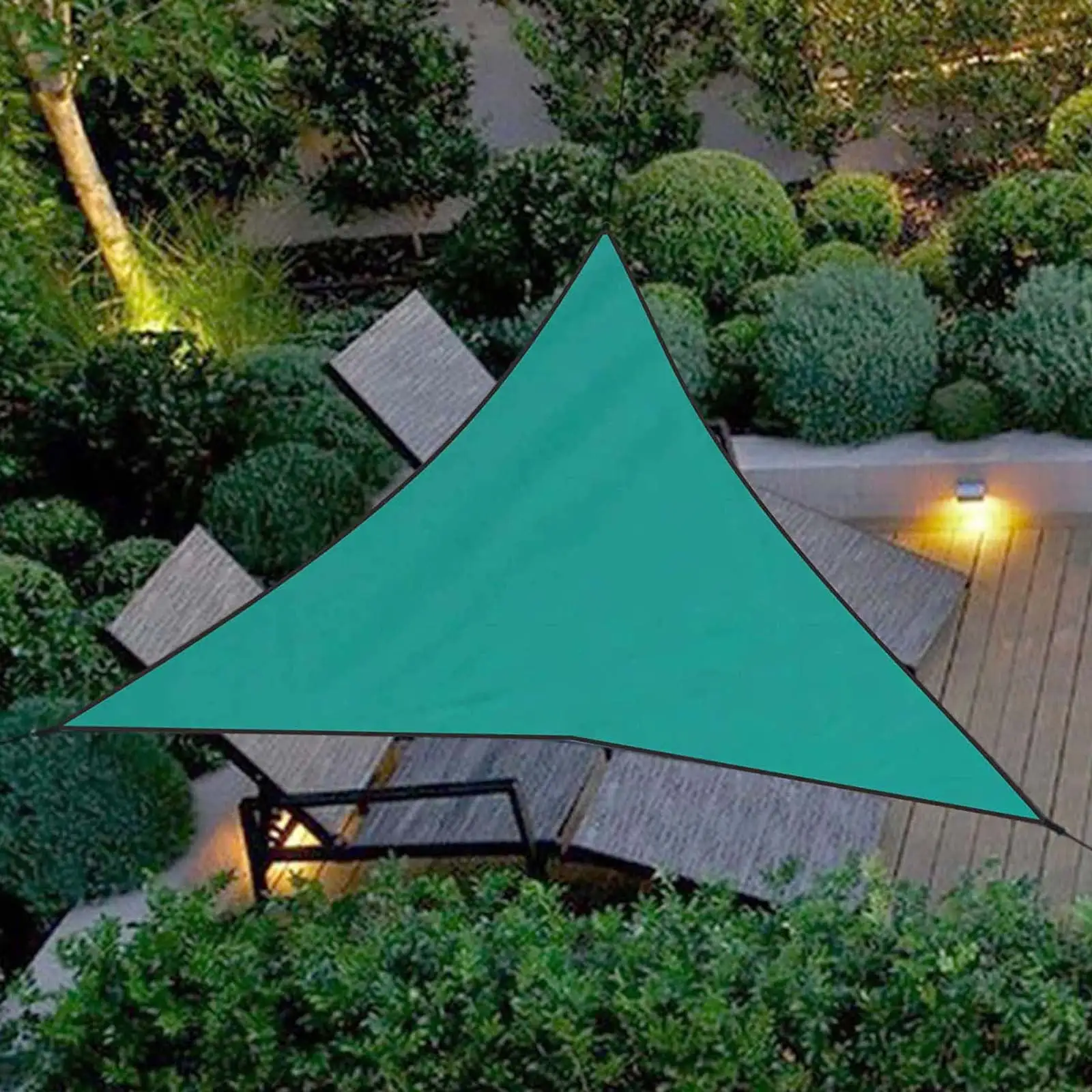 BallsFHK Anti-ultraviolet Ventilated Sails Garden Terrace Camping Triangles Shade Sails