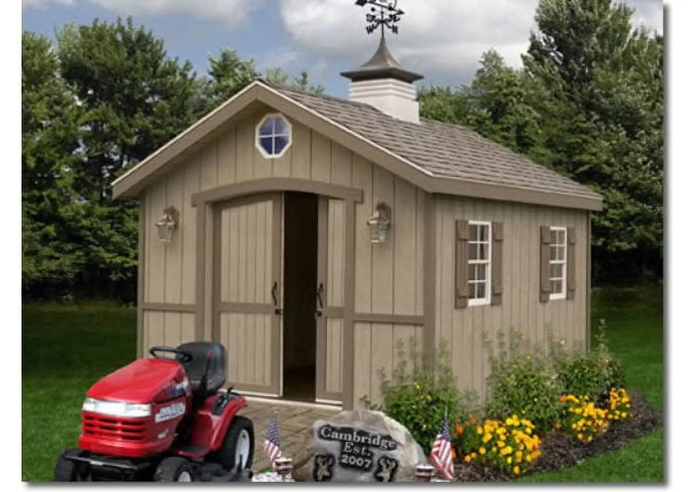 Best Barns Cambridge 10 x 16 Wood Shed Kit