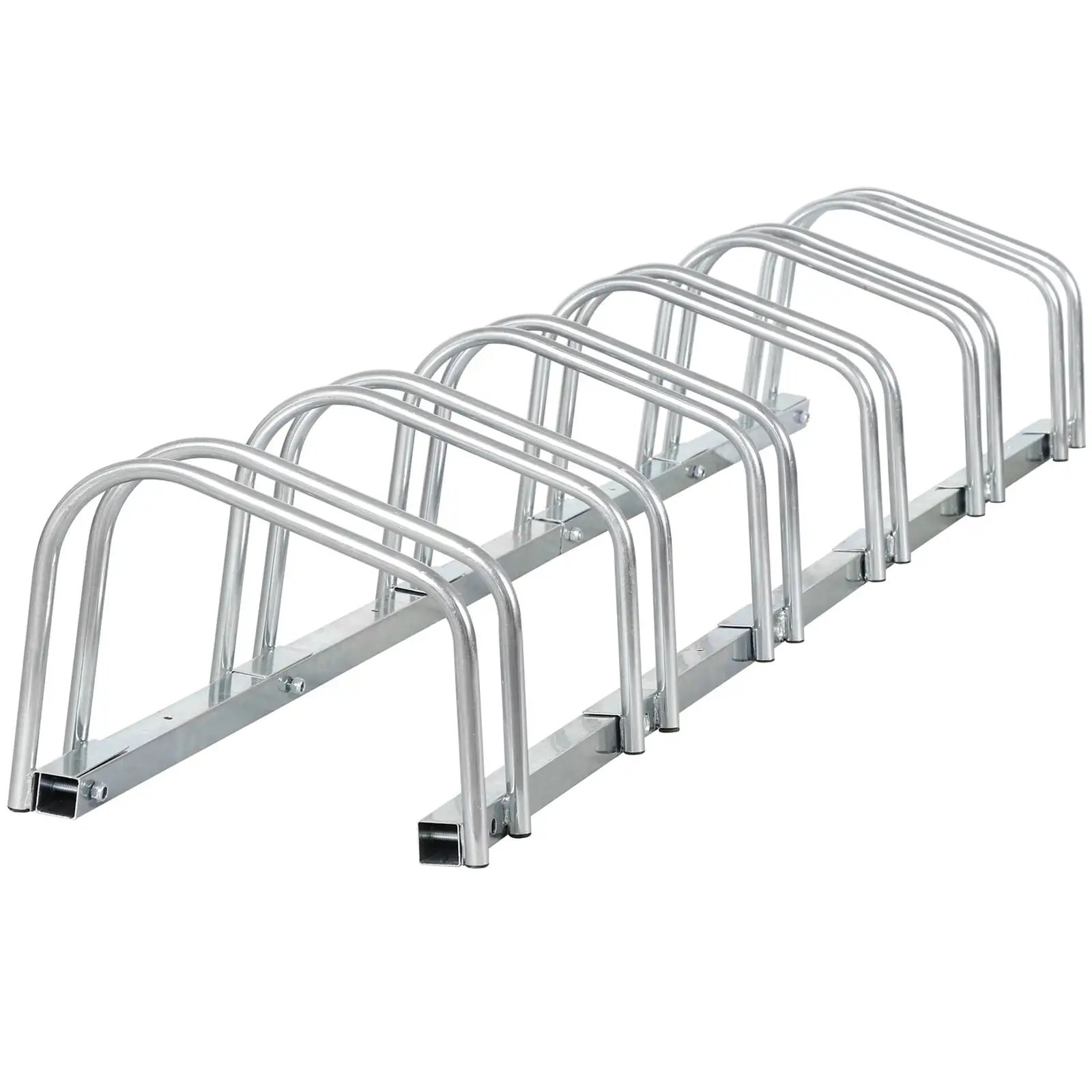 Bike Storage Rack 1-6 Bicycle Floor Parking Stand for Home Garage Indoor Outdoor