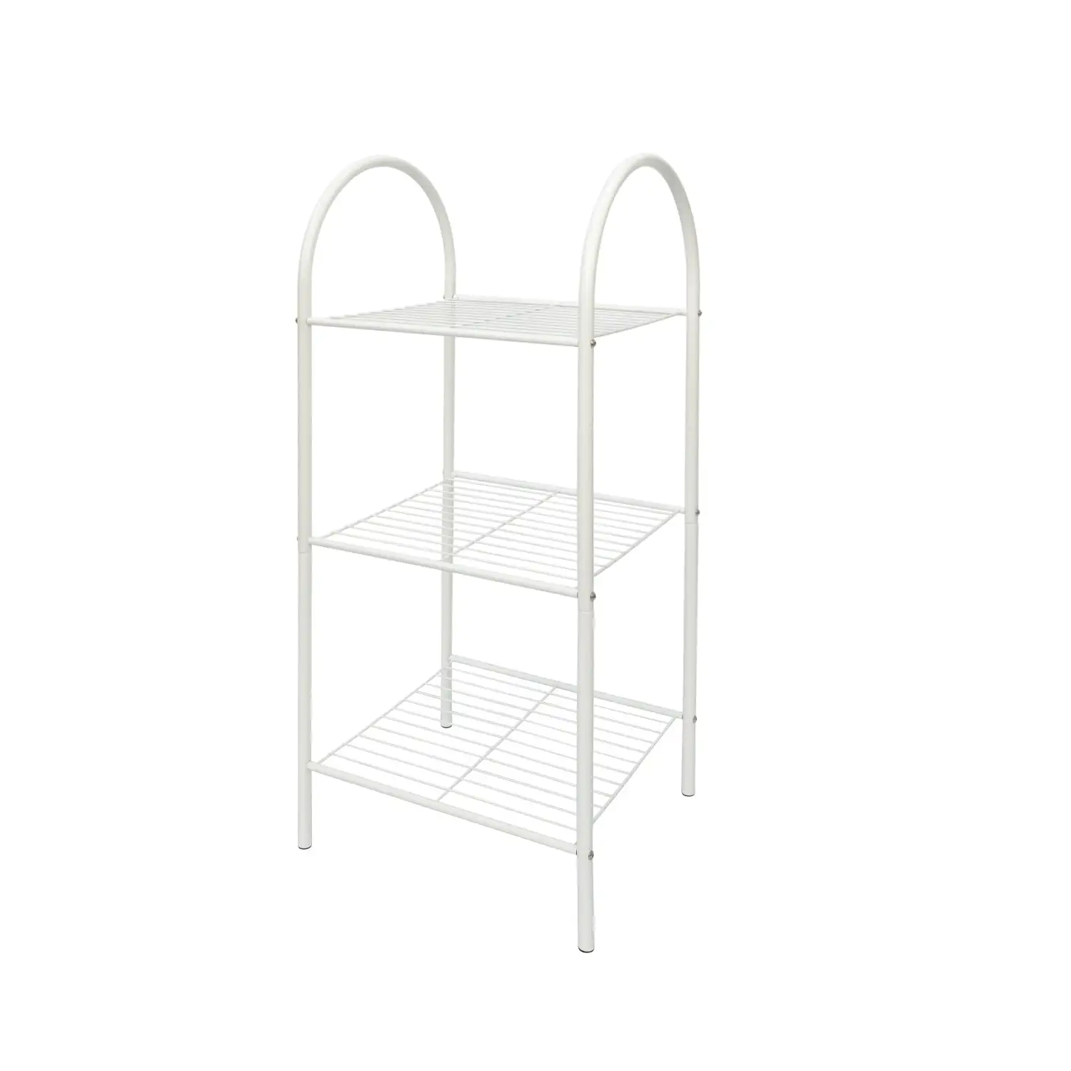 BinMax 3-Tier Durable Steel Wire Shelf Metal Storage Rack for Kitchen. Bathroom. Living Room