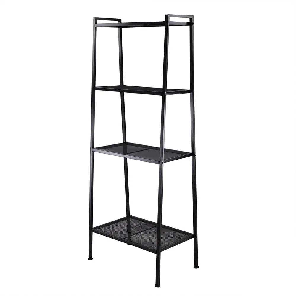 Bluethy Widen 4 Tiers Bookshelf Black